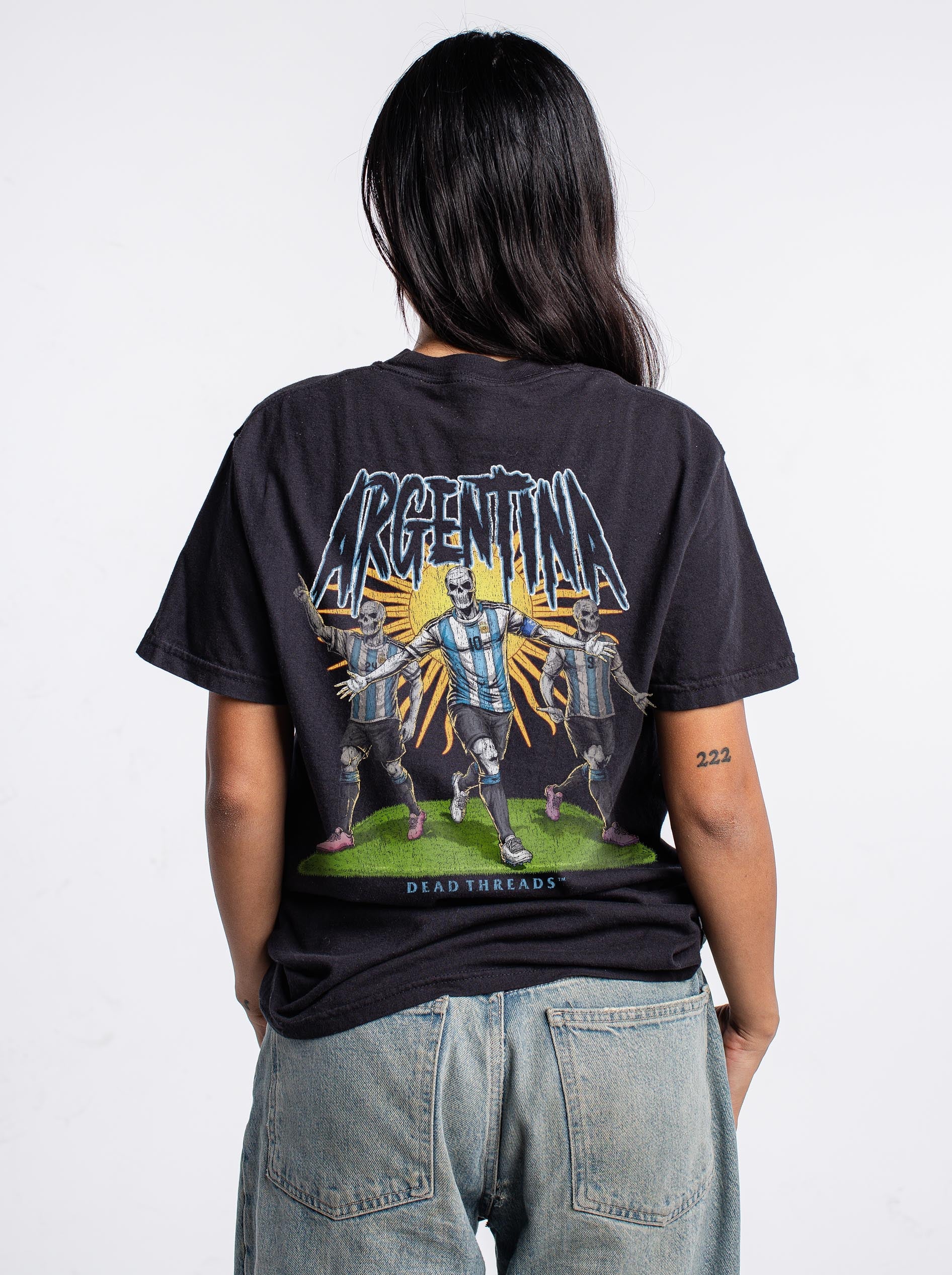 ARGENTINA SOCCER - “DT ESSENTIAL" PREMIUM T-SHIRT – T-Shirt – Dead Threads Apparel