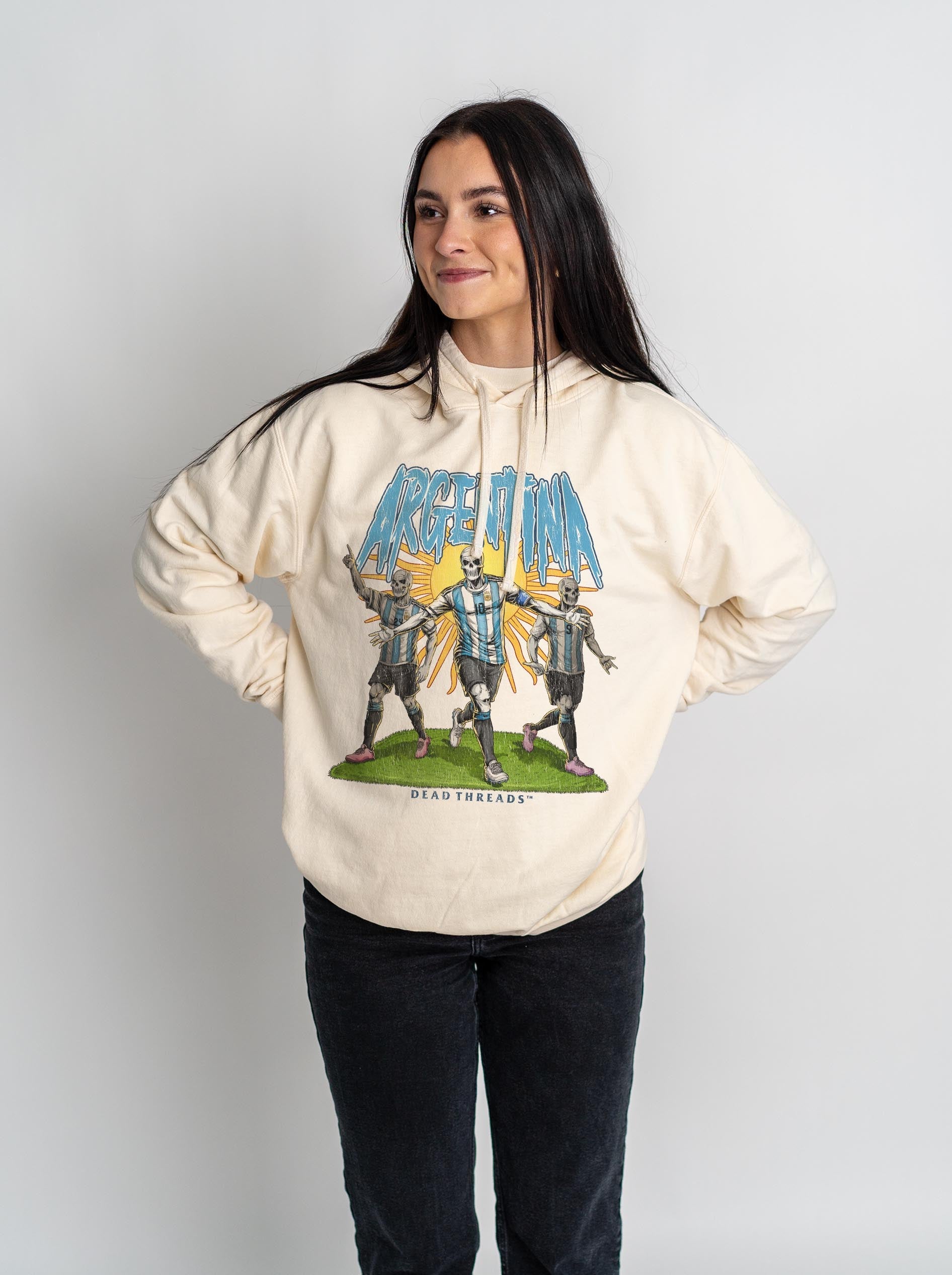 ARGENTINA SOCCER - LIGHTWEIGHT HOODIE – Lightweight – Dead Threads Apparel