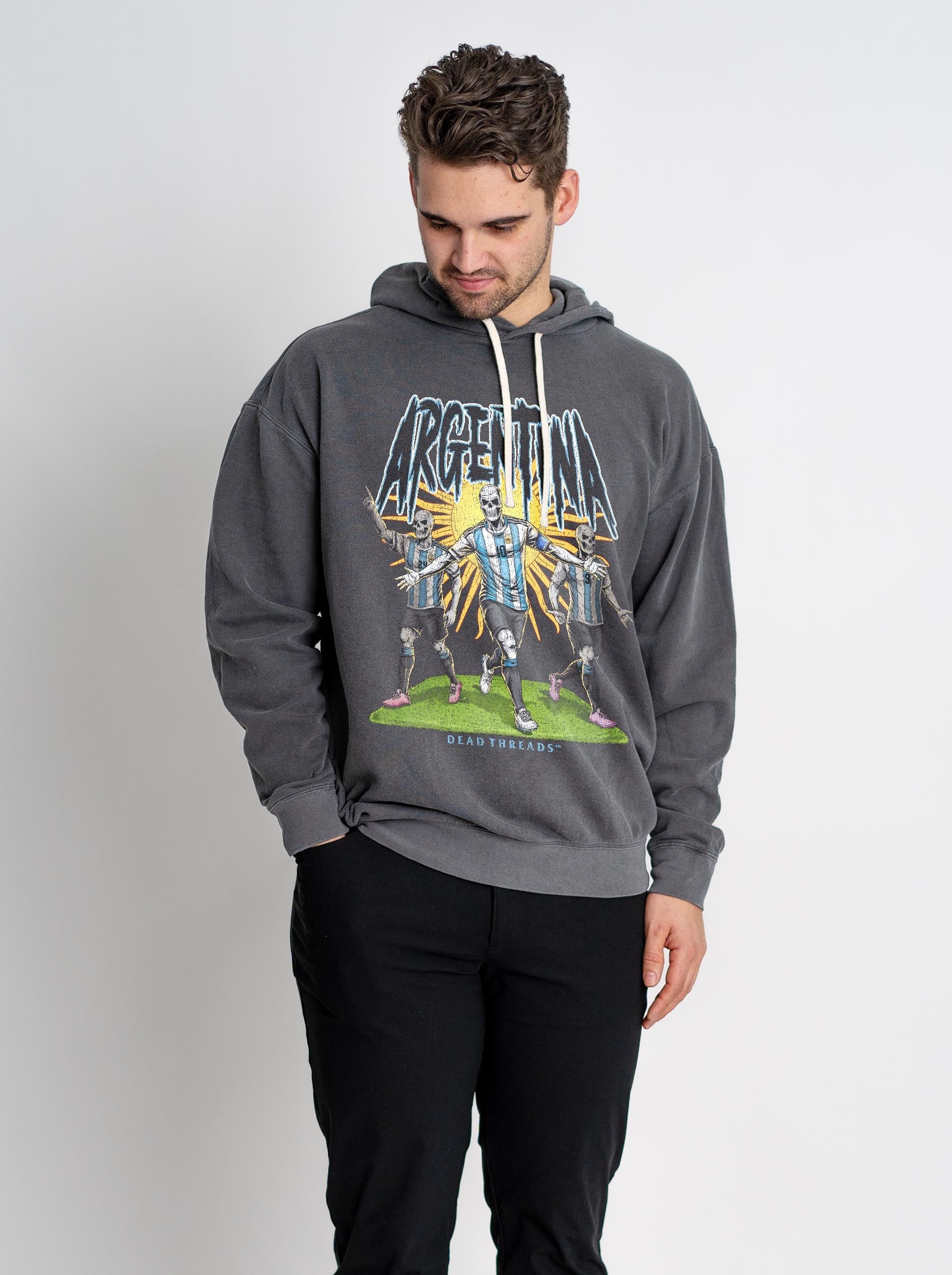 ARGENTINA SOCCER - LIGHTWEIGHT HOODIE – Lightweight – Dead Threads Apparel