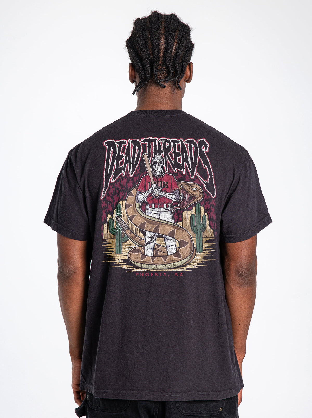 ARIZONA BASEBALL - “3 SKULL” PREMIUM T-SHIRT – T-Shirt – Dead Threads Apparel
