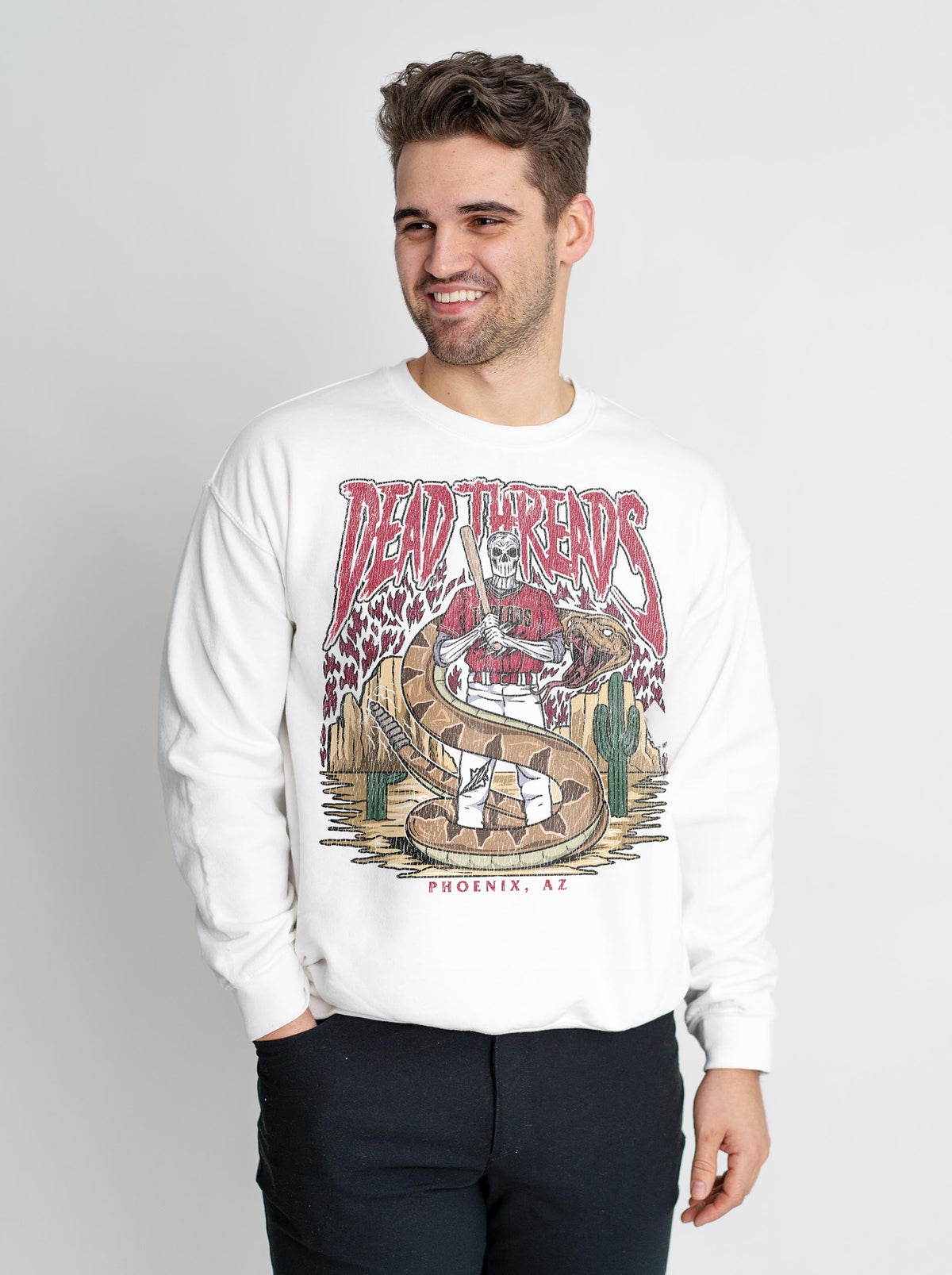 ARIZONA BASEBALL - CREWNECK SWEATSHIRT – Sweatshirt – Dead Threads Apparel