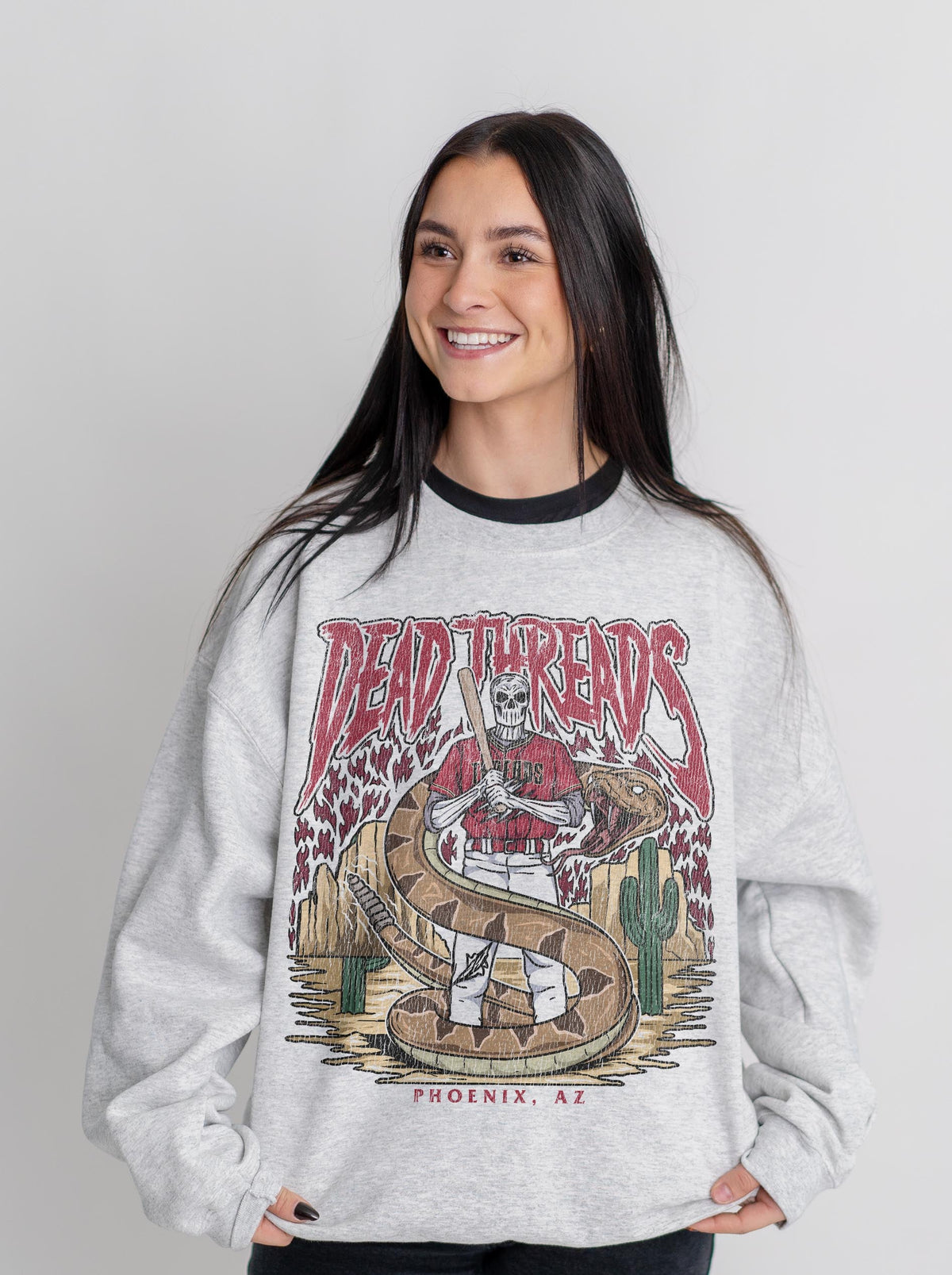 ARIZONA BASEBALL - CREWNECK SWEATSHIRT – Sweatshirt – Dead Threads Apparel