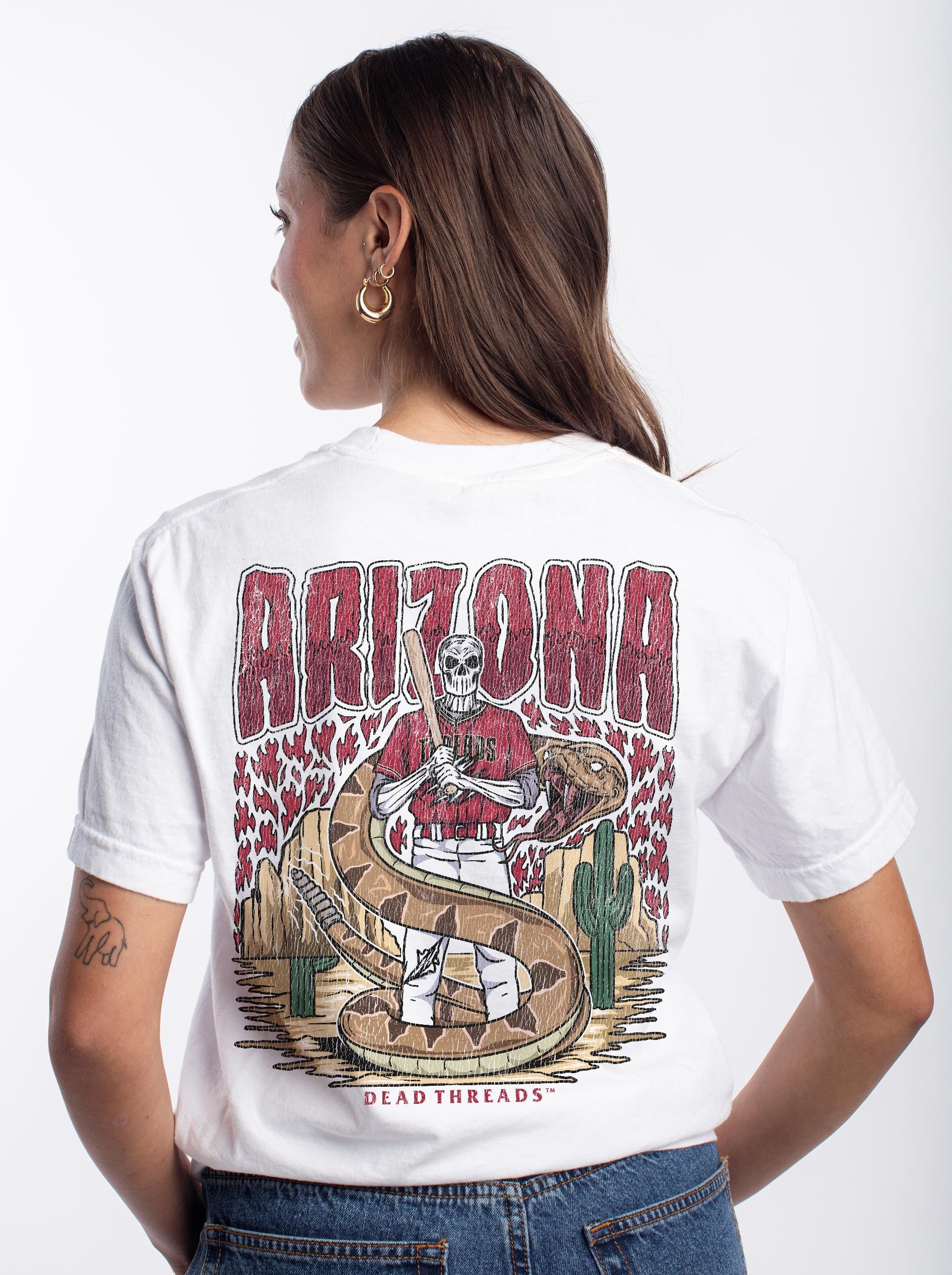 ARIZONA BASEBALL - “DT ESSENTIAL" PREMIUM T - SHIRT – T-Shirt – Dead Threads Apparel