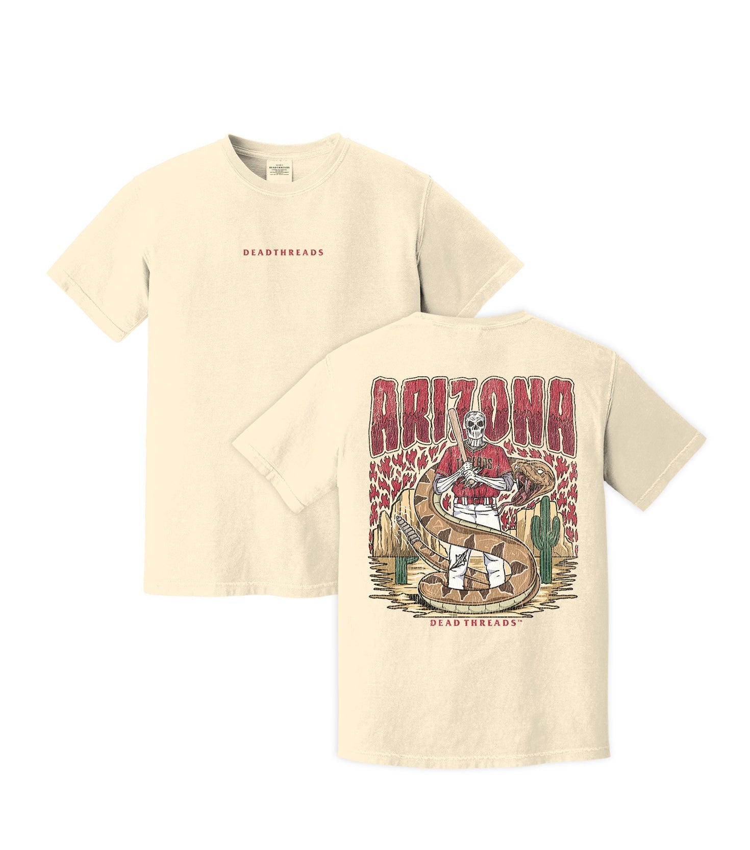 ARIZONA BASEBALL - “DT ESSENTIAL" PREMIUM T - SHIRT – T-Shirt – Dead Threads Apparel
