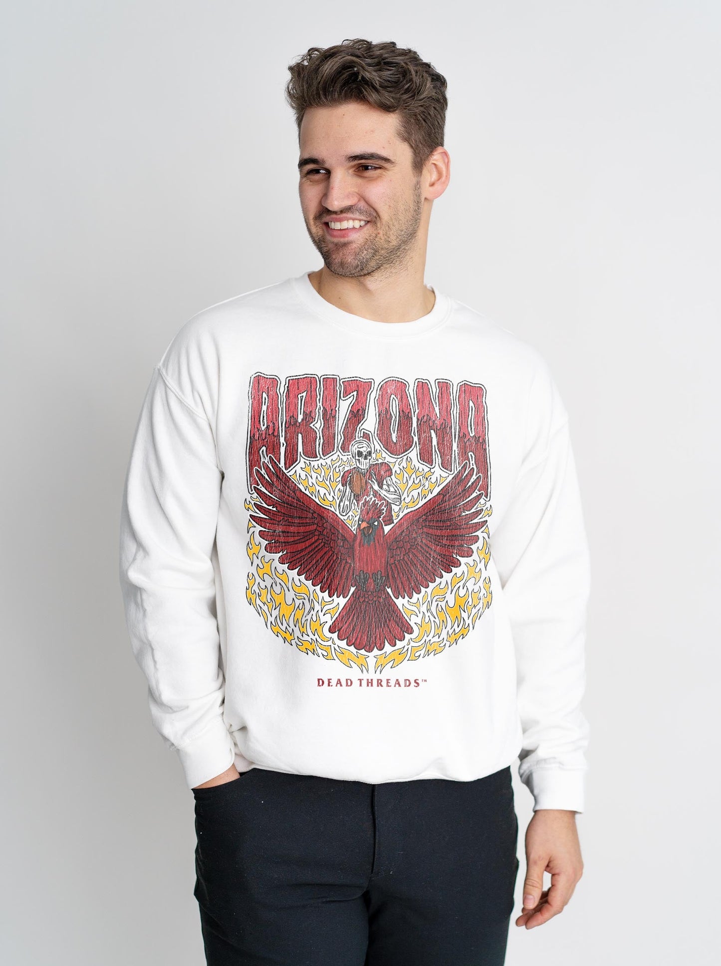 ARIZONA FOOTBALL CREWNECK SWEATSHIRT – Sweatshirt – Dead Threads Apparel
