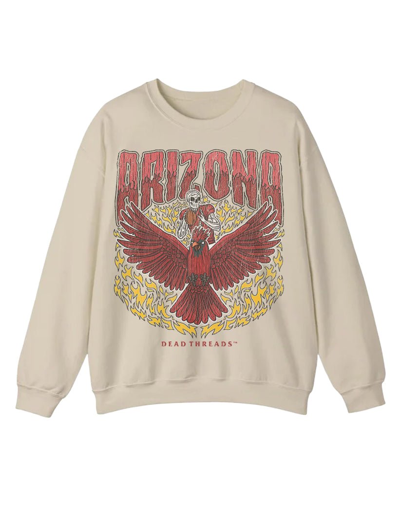 ARIZONA FOOTBALL CREWNECK SWEATSHIRT – Sweatshirt – Dead Threads Apparel