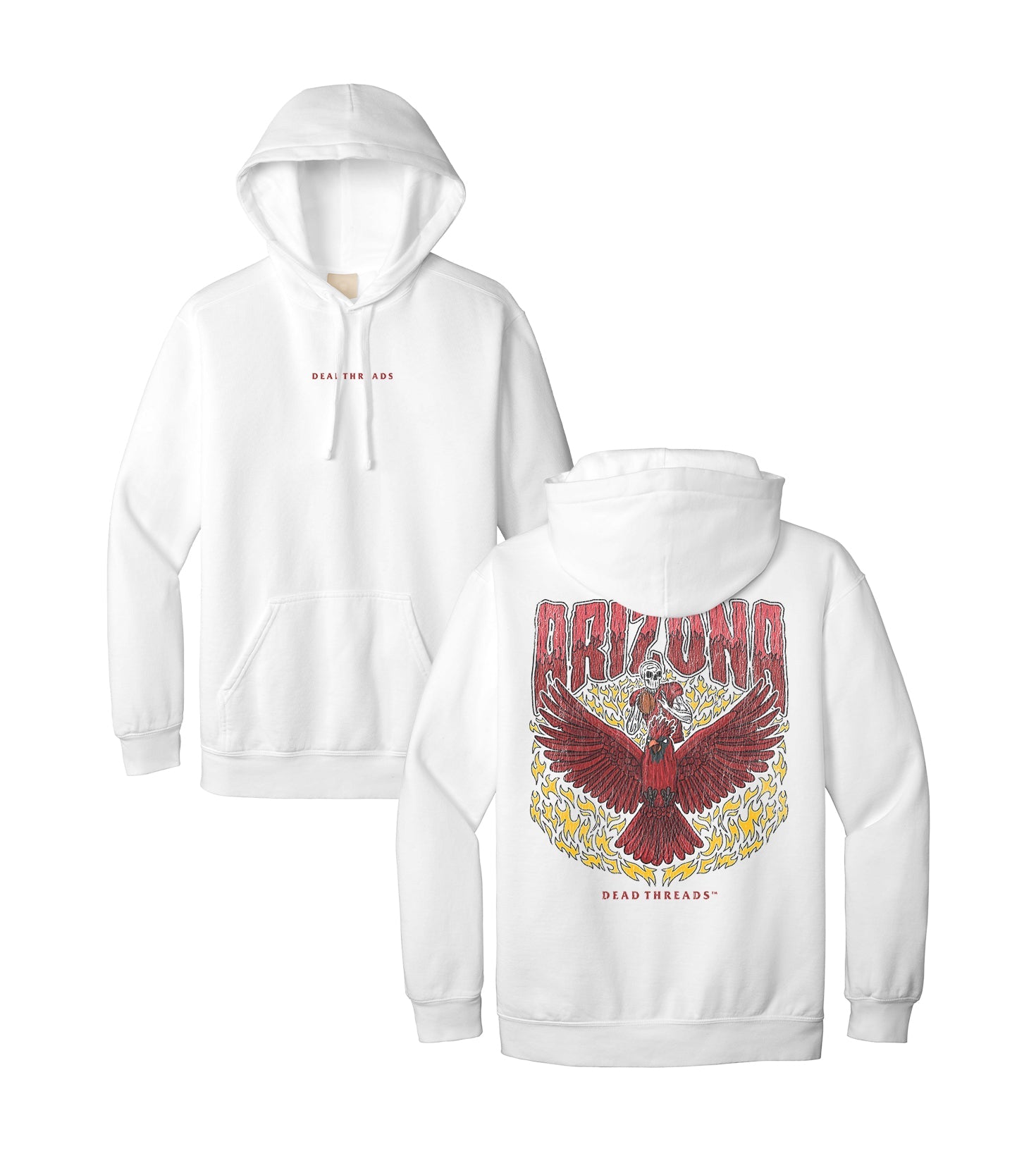 ARIZONA FOOTBALL - “DT ESSENTIAL" HOODIE – Hoodie – Dead Threads Apparel