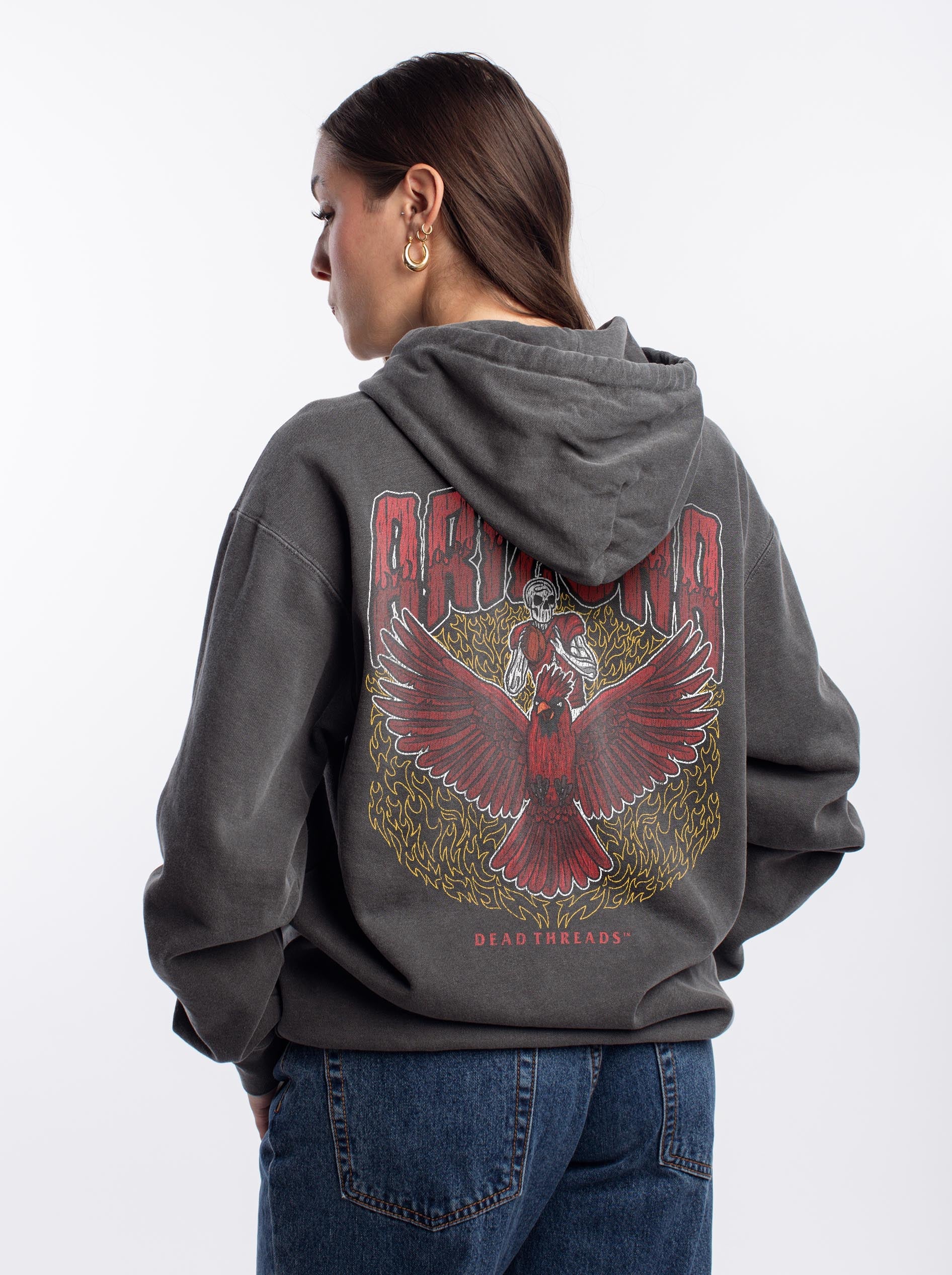 ARIZONA FOOTBALL - “DT ESSENTIAL" HOODIE – Hoodie – Dead Threads Apparel