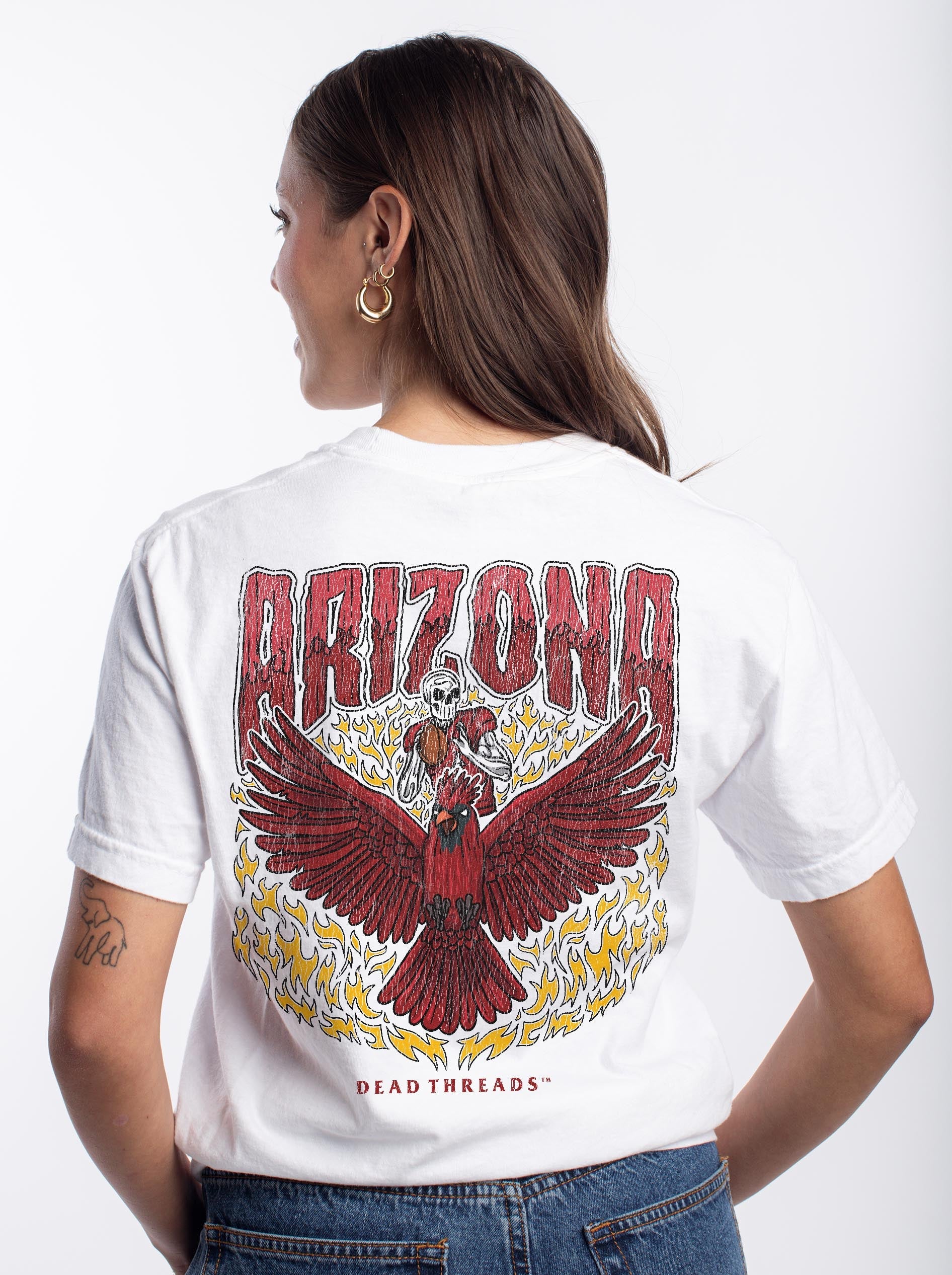 ARIZONA FOOTBALL - “DT ESSENTIAL" PREMIUM T - SHIRT – T-Shirt – Dead Threads Apparel
