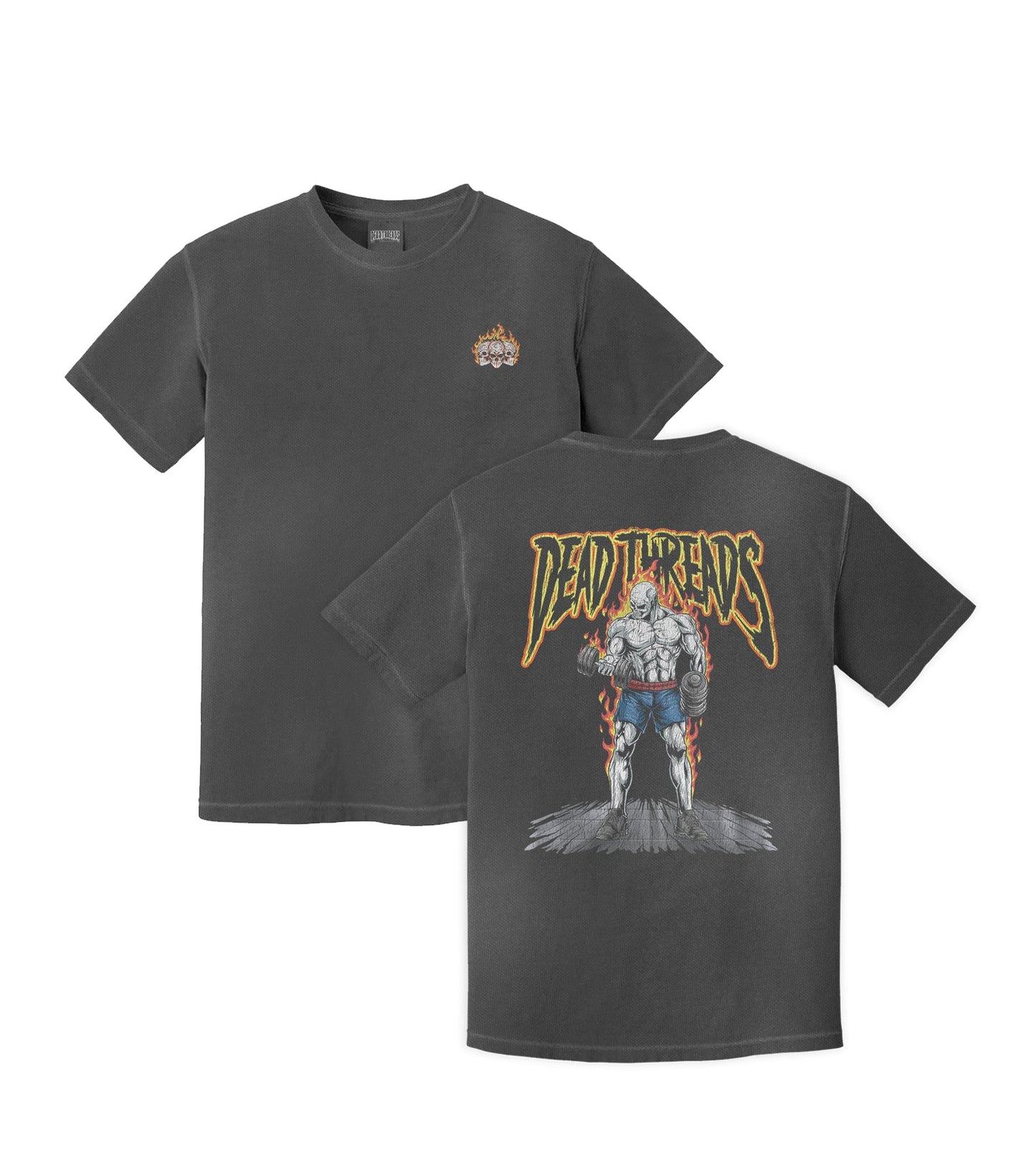 ARMAGEDDON - “3 SKULL” PREMIUM T - SHIRT – T-Shirt – Dead Threads Apparel