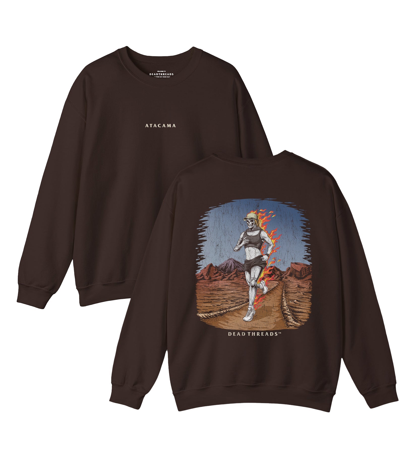 ATACAMA x Allie Gibbons - “DT ESSENTIAL" CREWNECK SWEATSHIRT – Sweatshirt – Dead Threads Apparel