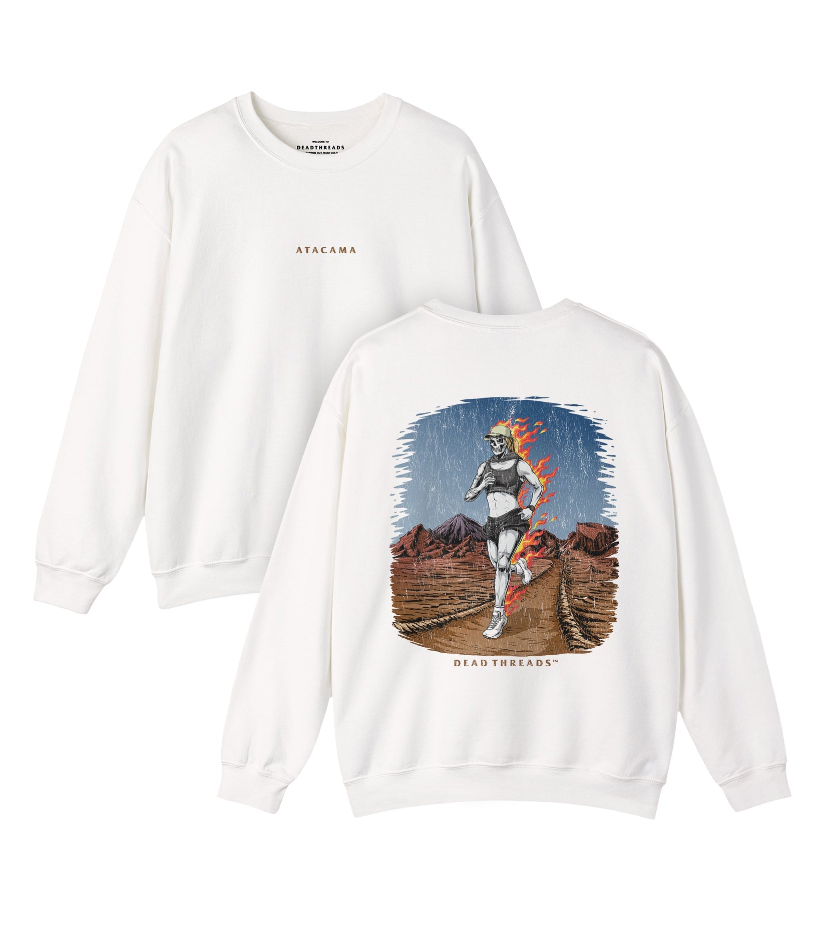ATACAMA x Allie Gibbons - “DT ESSENTIAL" CREWNECK SWEATSHIRT – Sweatshirt – Dead Threads Apparel
