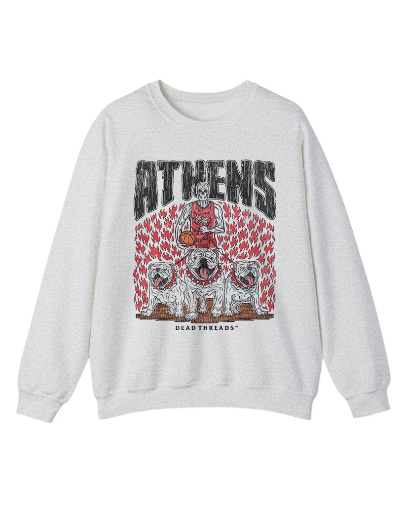 ATHENS BASKETBALL CREWNECK SWEATSHIRT – Sweatshirt – Dead Threads Apparel