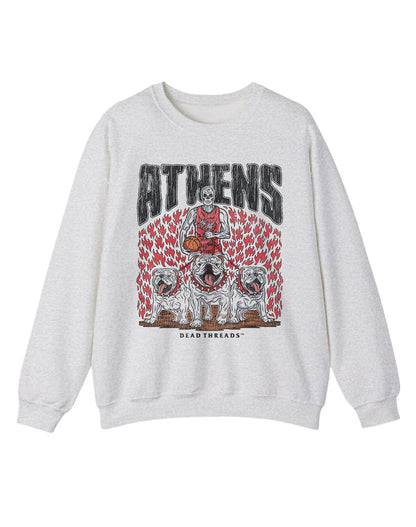 ATHENS BASKETBALL CREWNECK SWEATSHIRT – Sweatshirt – Dead Threads Apparel
