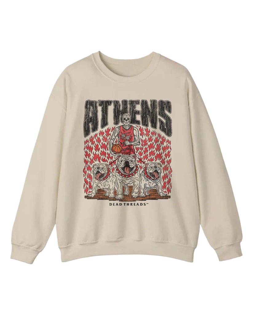ATHENS BASKETBALL CREWNECK SWEATSHIRT – Sweatshirt – Dead Threads Apparel