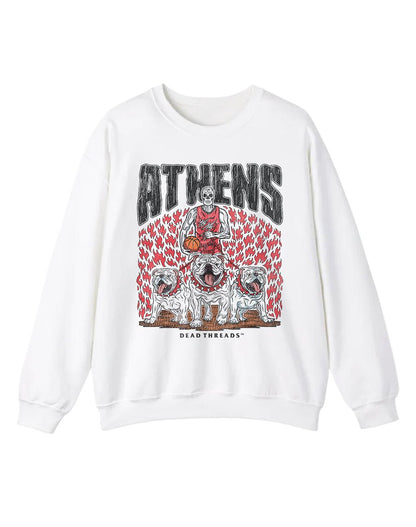 ATHENS BASKETBALL CREWNECK SWEATSHIRT – Sweatshirt – Dead Threads Apparel