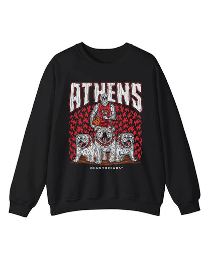 ATHENS BASKETBALL CREWNECK SWEATSHIRT – Sweatshirt – Dead Threads Apparel