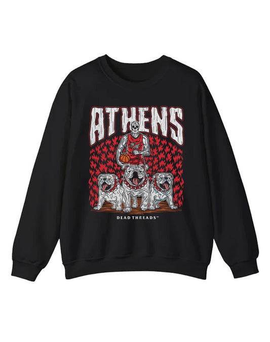 ATHENS BASKETBALL CREWNECK SWEATSHIRT – Sweatshirt – Dead Threads Apparel