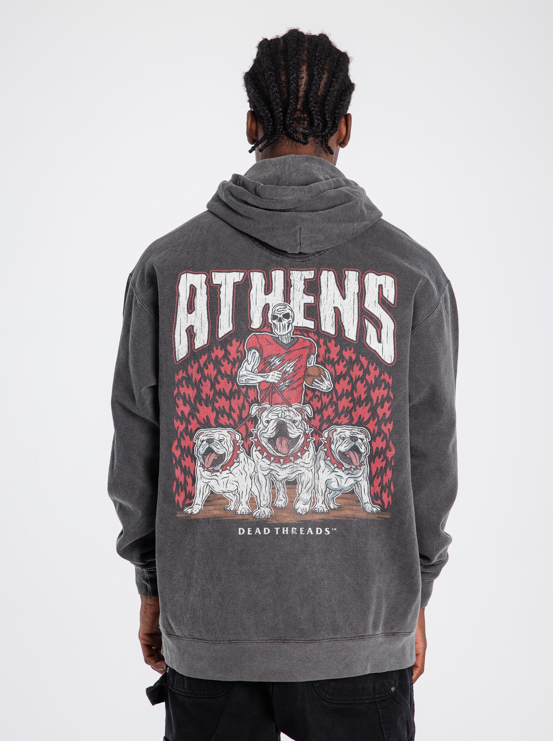 ATHENS FOOTBALL - HOODIE – Hoodie – Dead Threads Apparel