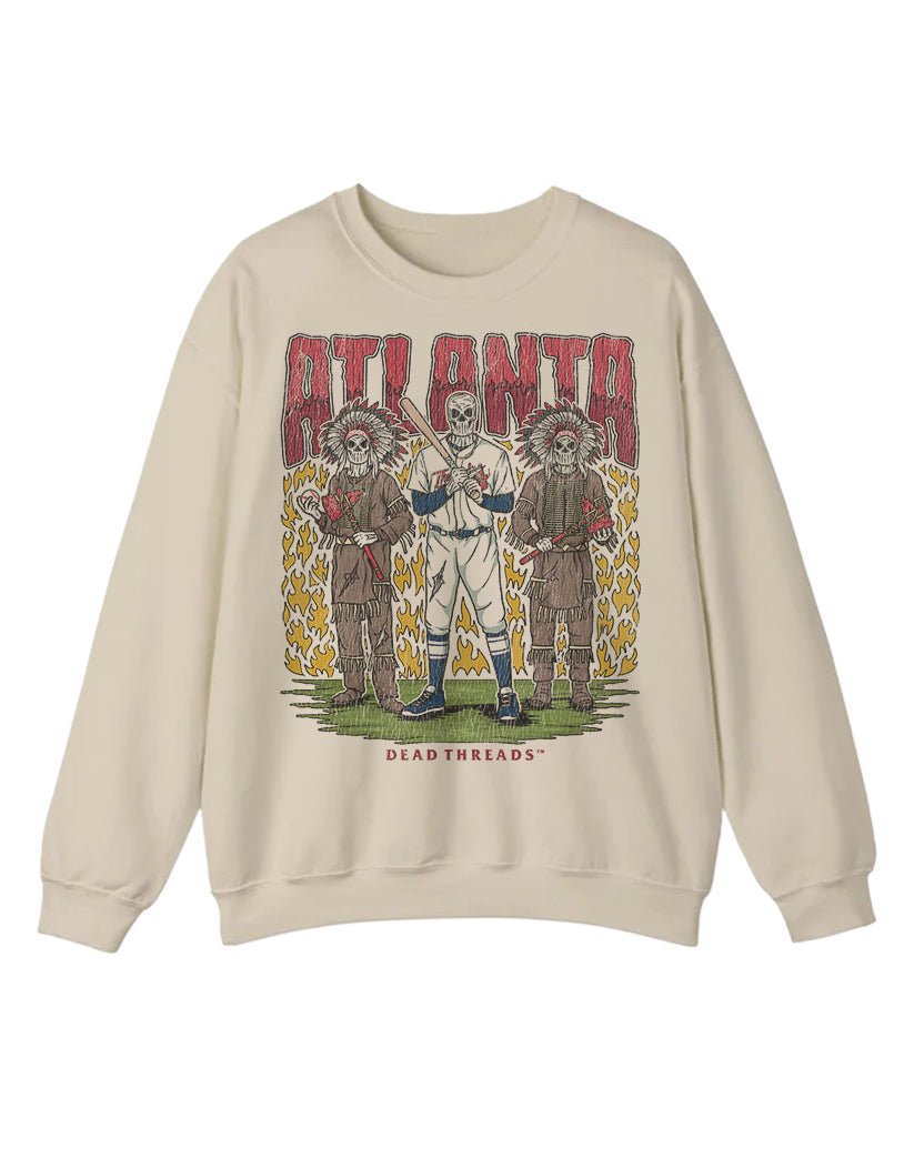 ATLANTA BASEBALL CREWNECK SWEATSHIRT – Sweatshirt – Dead Threads Apparel