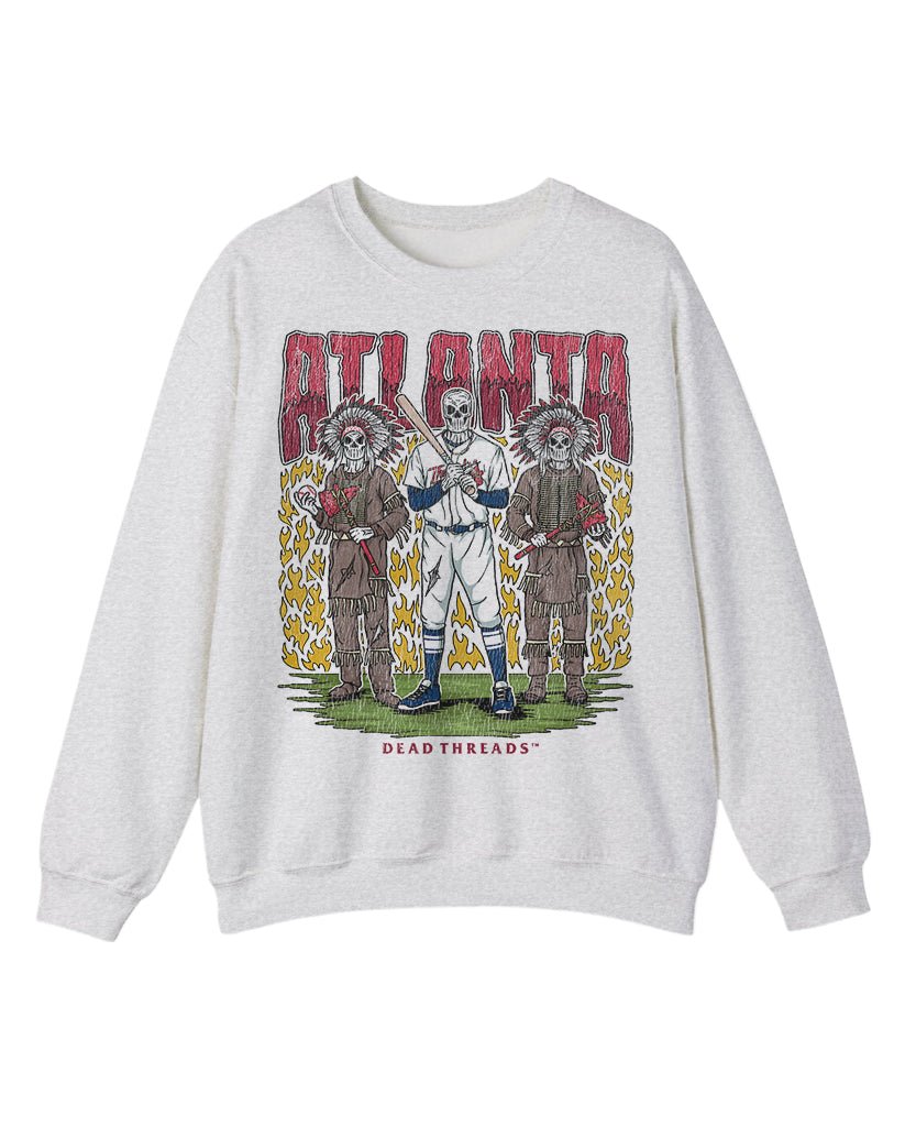 ATLANTA BASEBALL CREWNECK SWEATSHIRT – Sweatshirt – Dead Threads Apparel