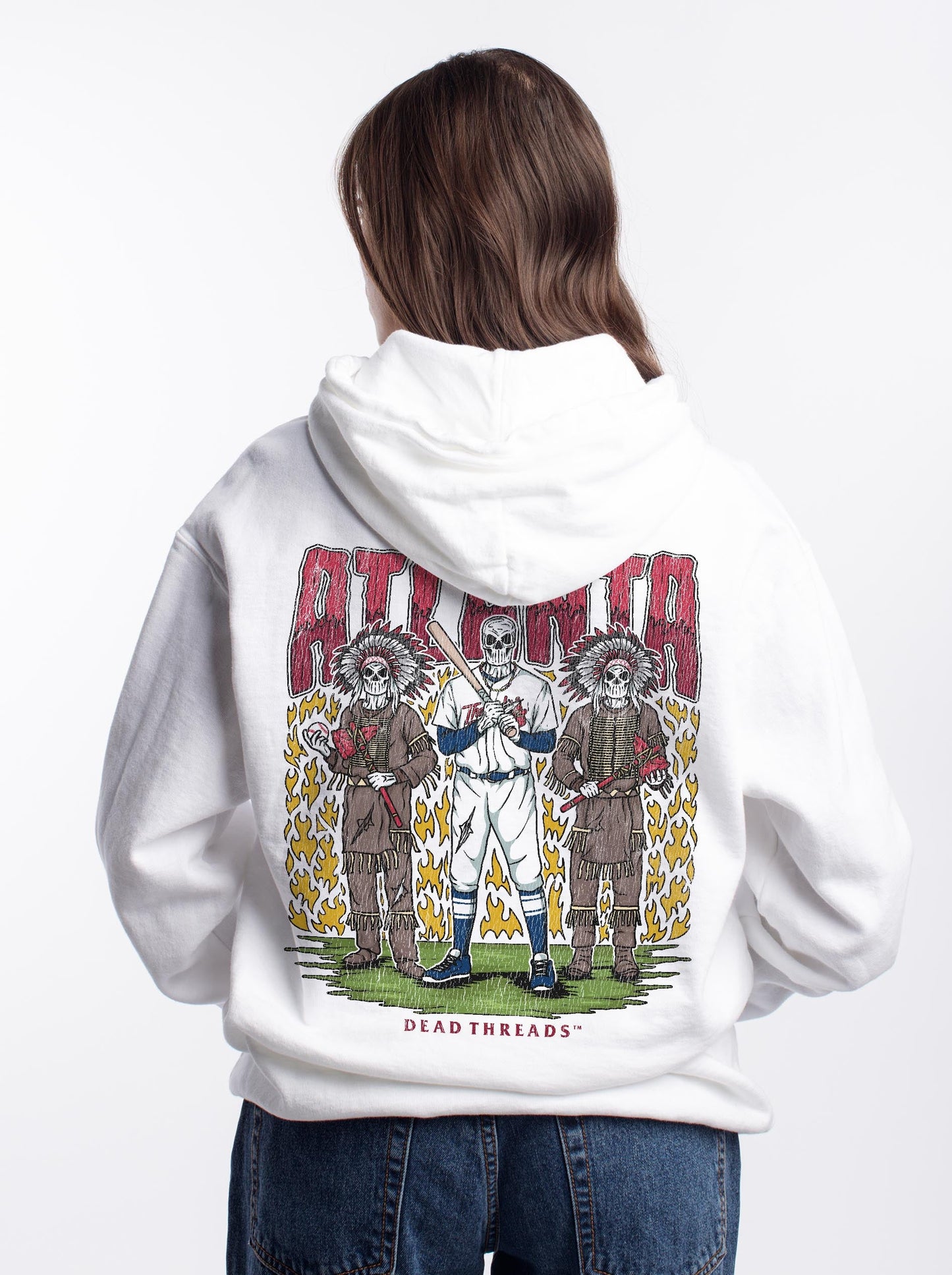 ATLANTA BASEBALL - “DT ESSENTIAL" HOODIE – Hoodie – Dead Threads Apparel