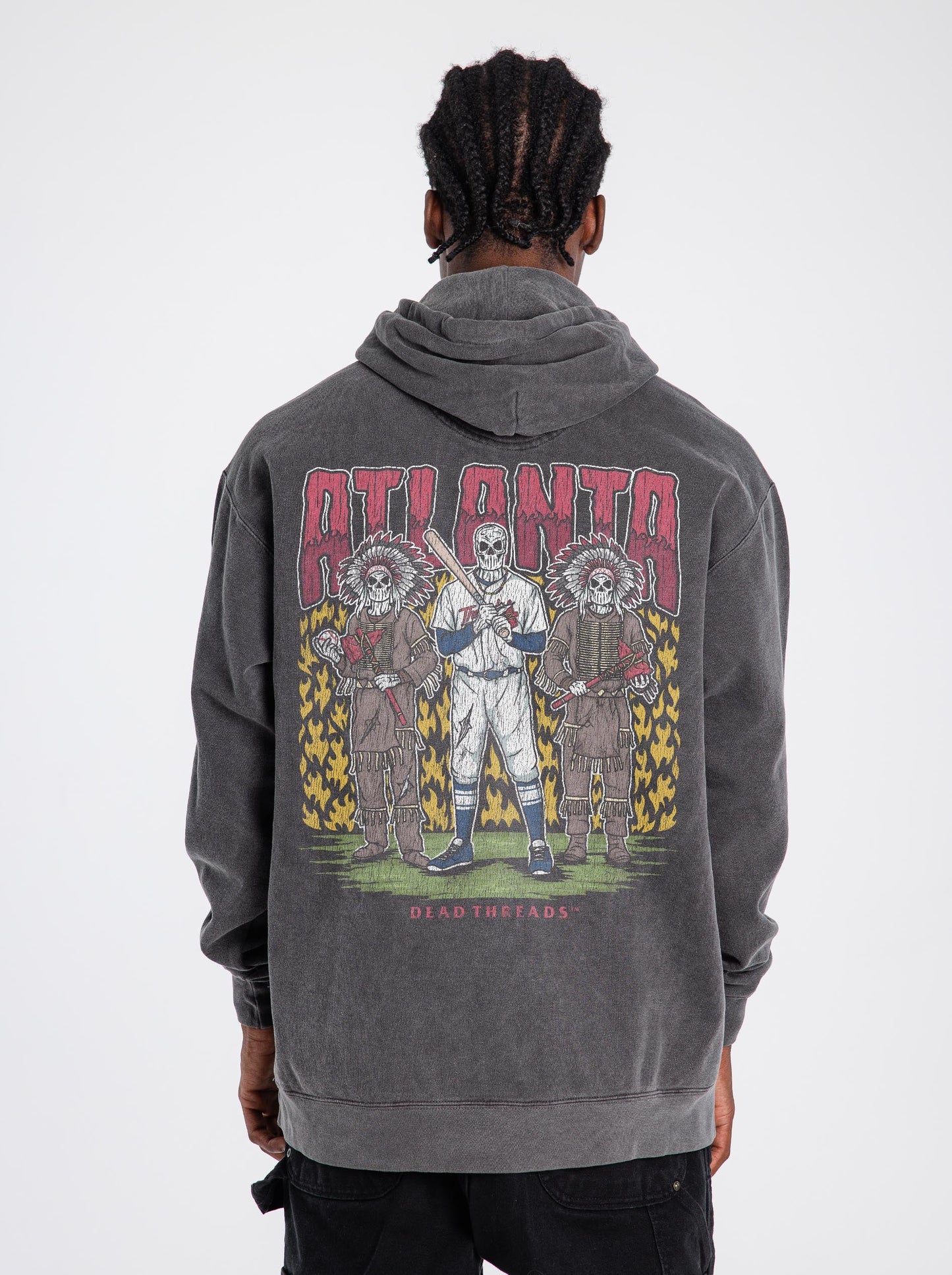 ATLANTA BASEBALL - HOODIE – Hoodie – Dead Threads Apparel