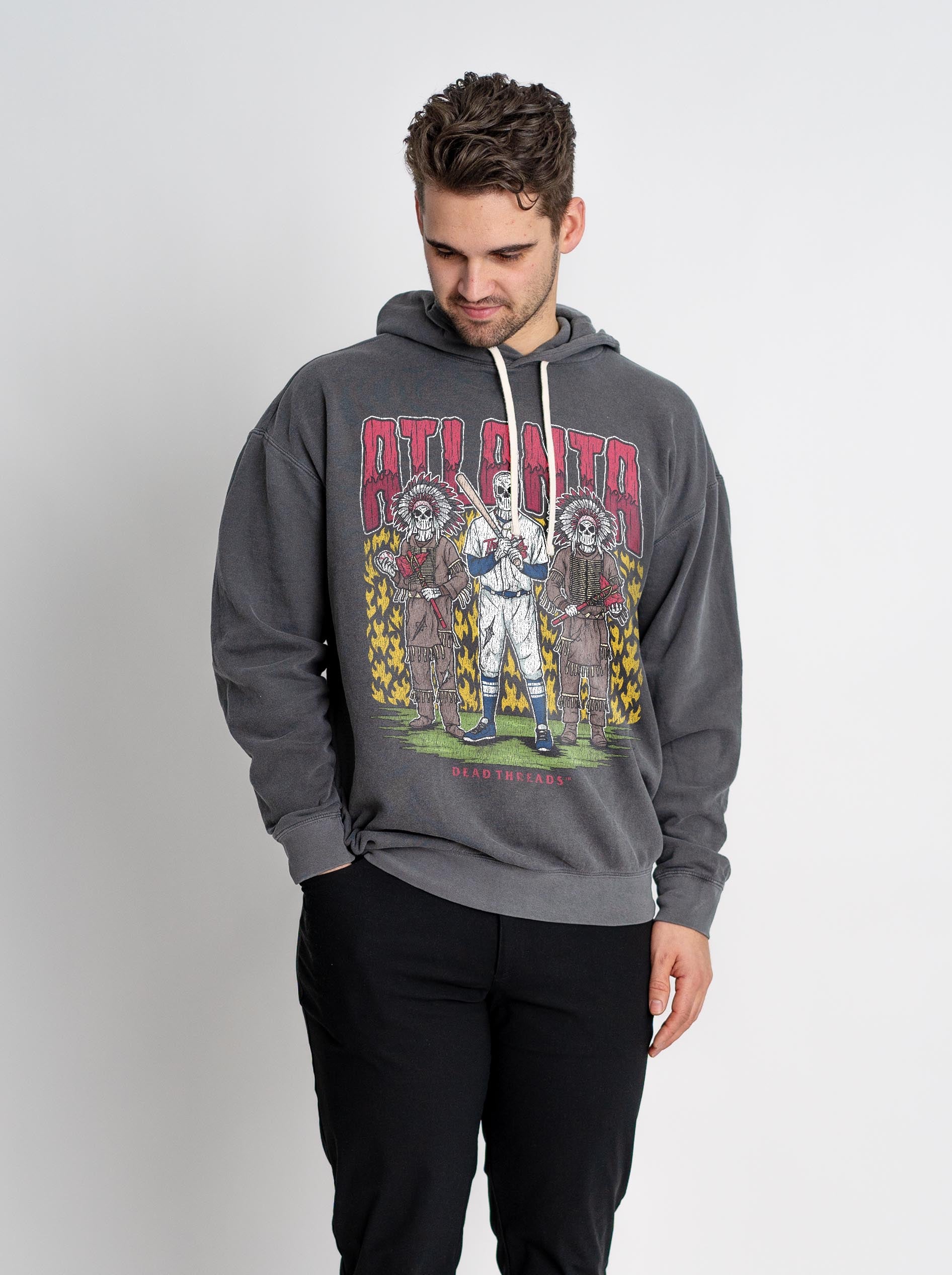 ATLANTA BASEBALL - LIGHTWEIGHT HOODIE – Lightweight – Dead Threads Apparel