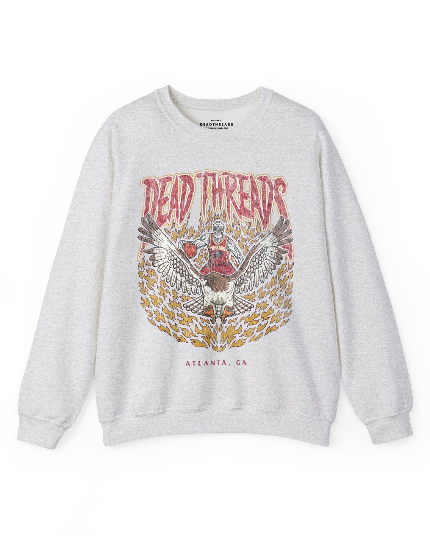 ATLANTA BASKETBALL - CREWNECK SWEATSHIRT – Sweatshirt – Dead Threads Apparel