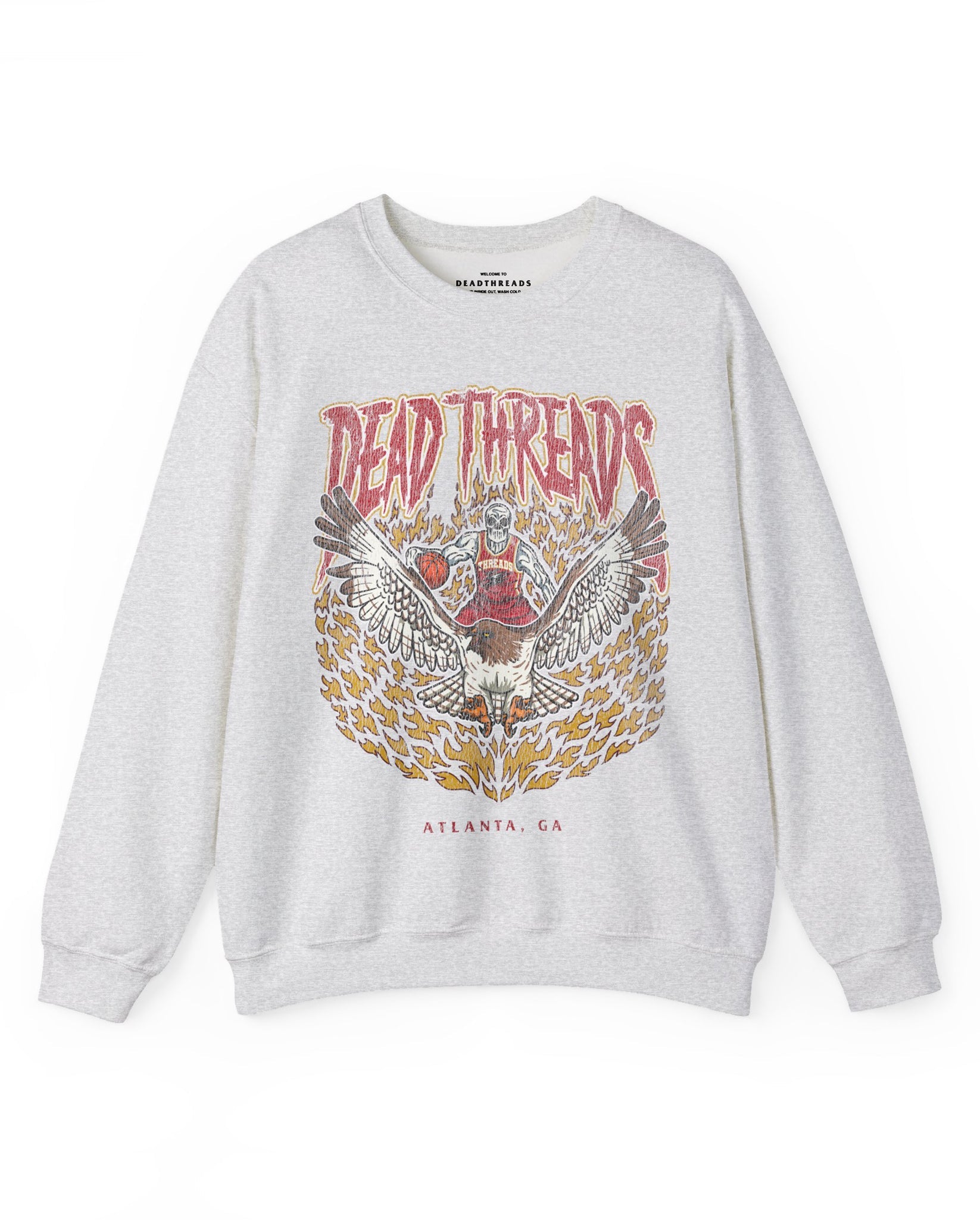 ATLANTA BASKETBALL - CREWNECK SWEATSHIRT – Sweatshirt – Dead Threads Apparel