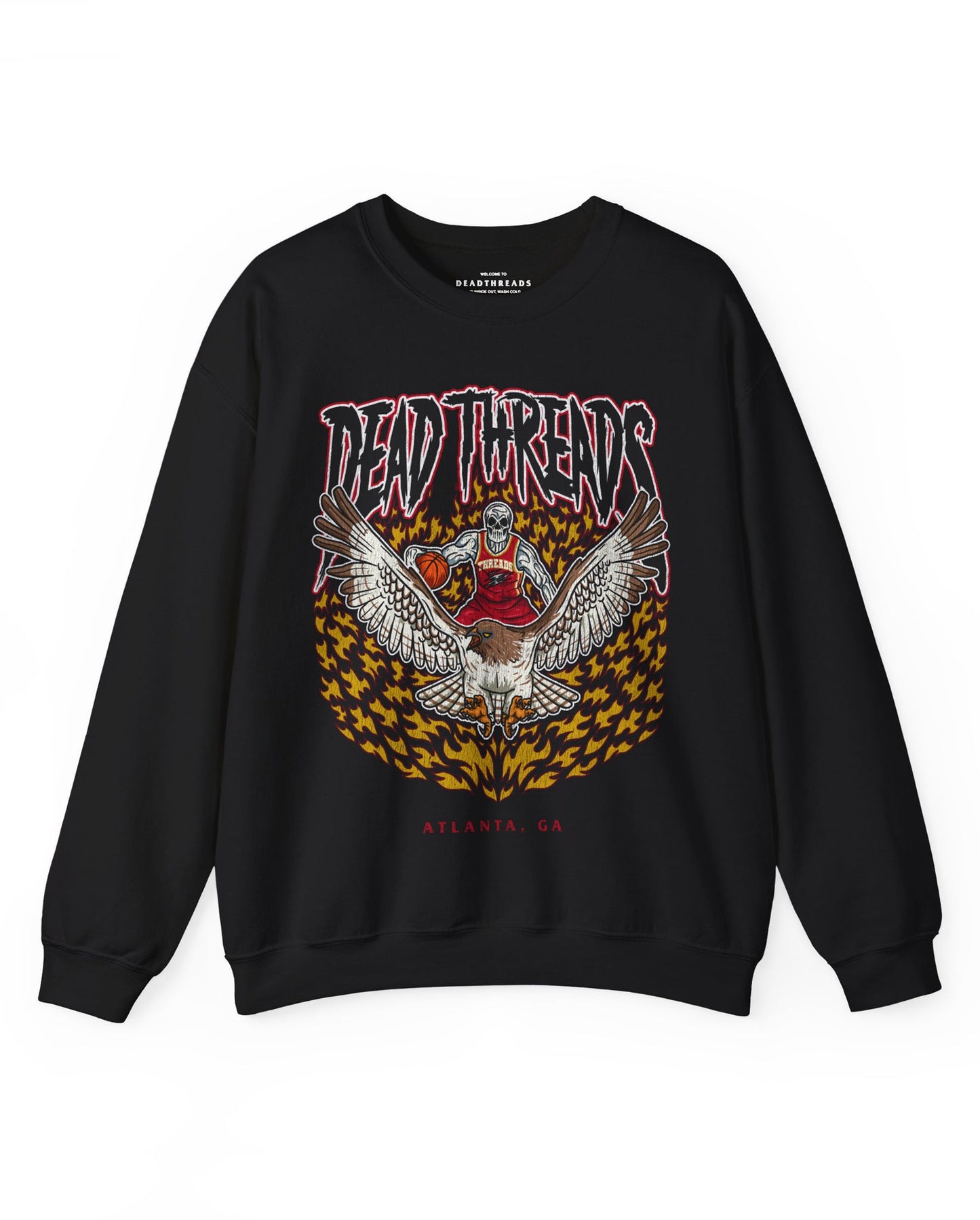 ATLANTA BASKETBALL - CREWNECK SWEATSHIRT – Sweatshirt – Dead Threads Apparel