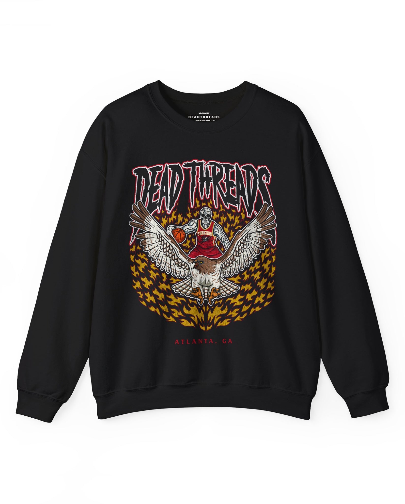 ATLANTA BASKETBALL - CREWNECK SWEATSHIRT – Sweatshirt – Dead Threads Apparel