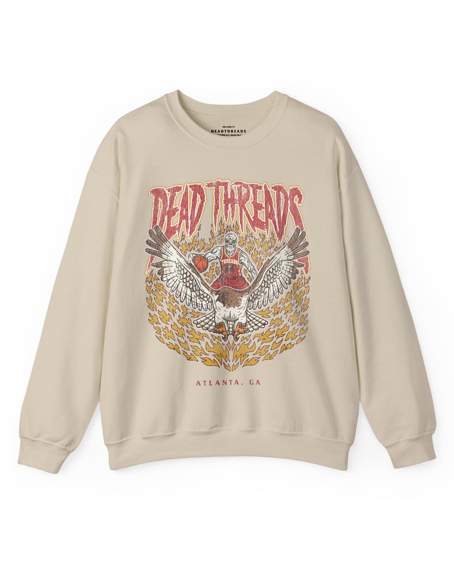 ATLANTA BASKETBALL - CREWNECK SWEATSHIRT – Sweatshirt – Dead Threads Apparel