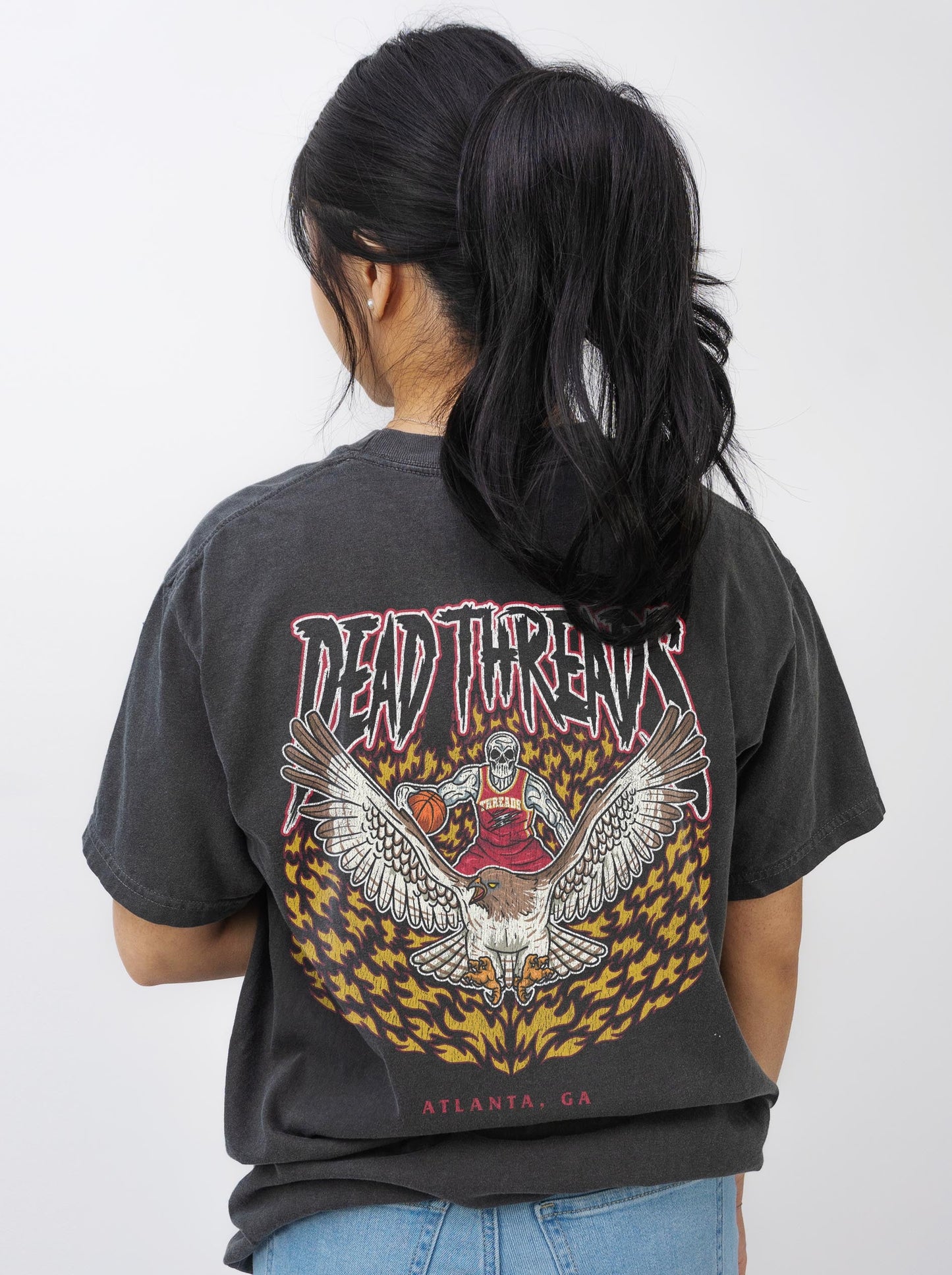 ATLANTA BASKETBALL - “DT ESSENTIAL" PREMIUM T - SHIRT – T-Shirt – Dead Threads Apparel