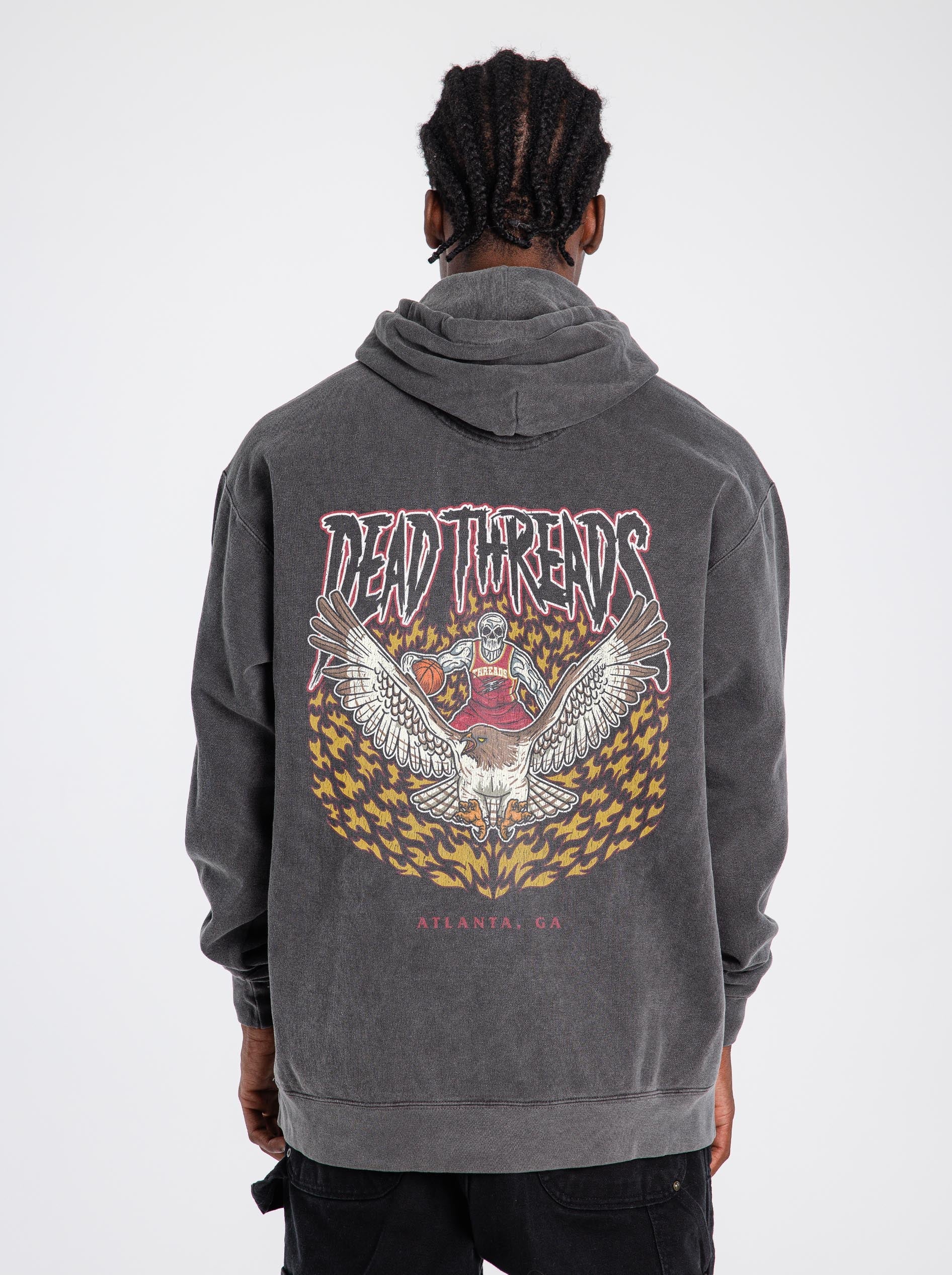 ATLANTA BASKETBALL - HOODIE – Hoodie – Dead Threads Apparel