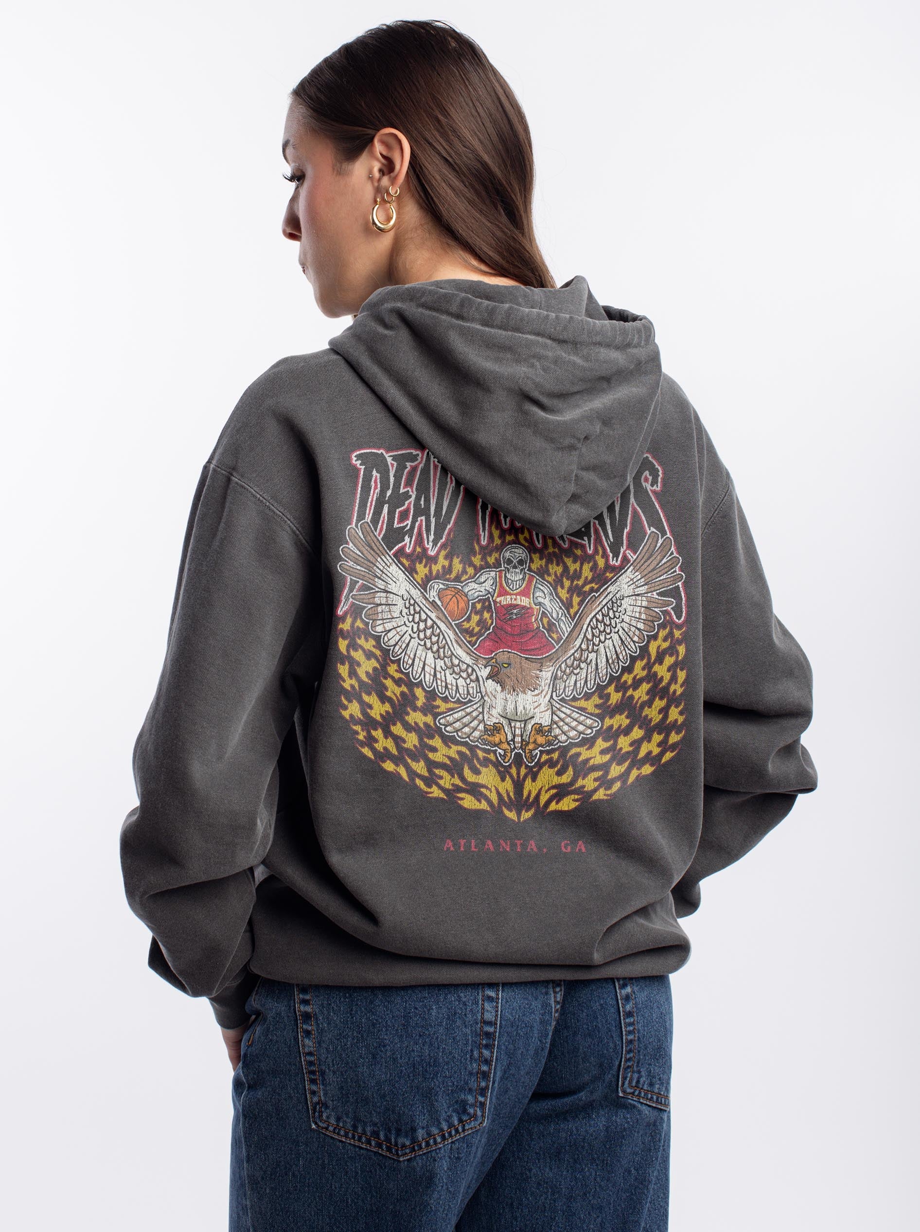 ATLANTA BASKETBALL - HOODIE – Hoodie – Dead Threads Apparel