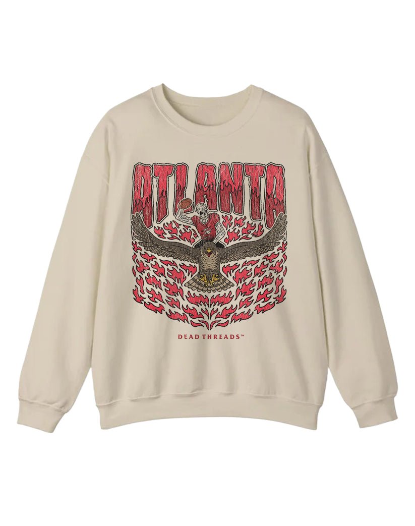 ATLANTA FOOTBALL CREWNECK SWEATSHIRT – Sweatshirt – Dead Threads Apparel