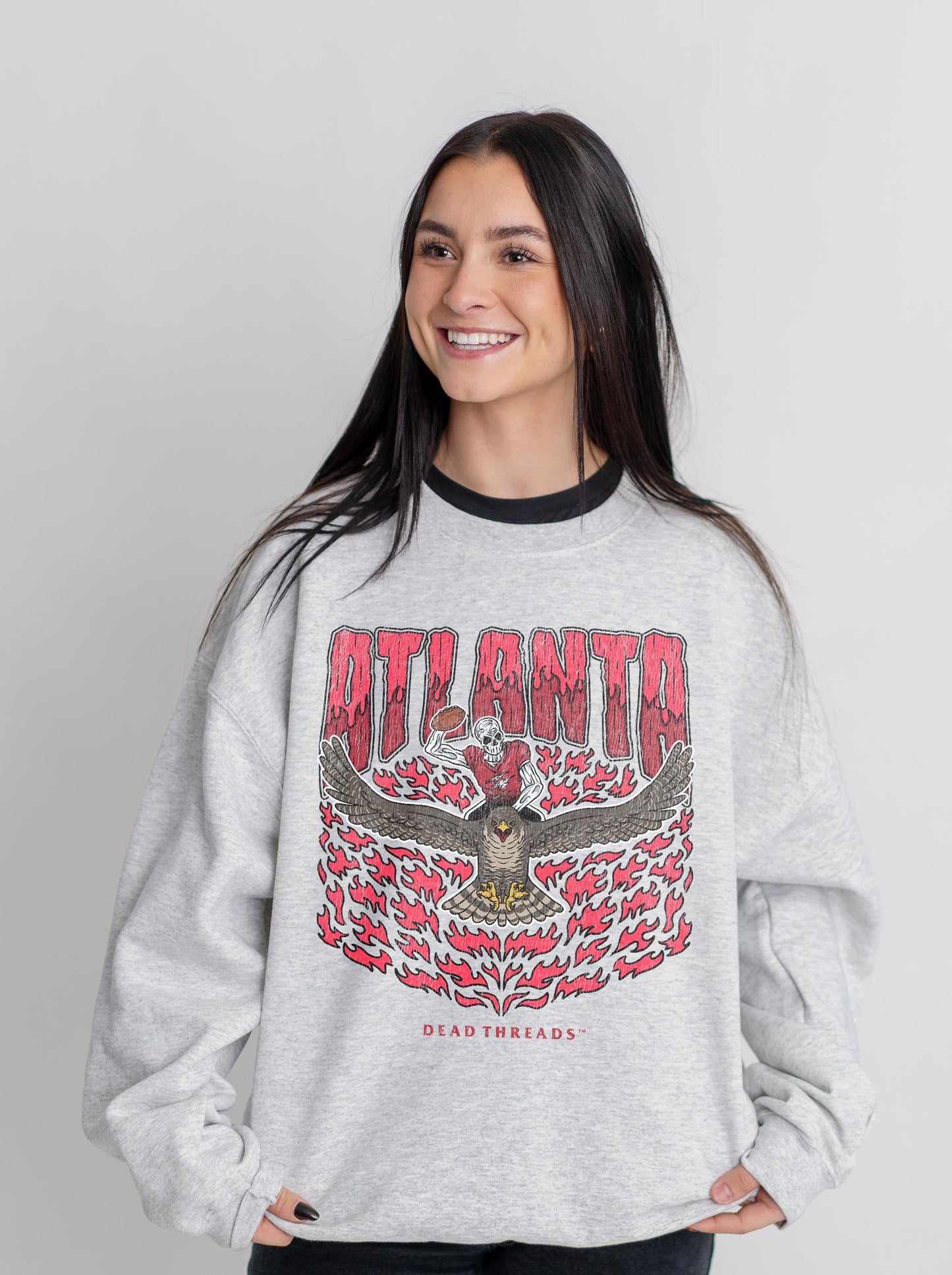 ATLANTA FOOTBALL CREWNECK SWEATSHIRT – Sweatshirt – Dead Threads Apparel
