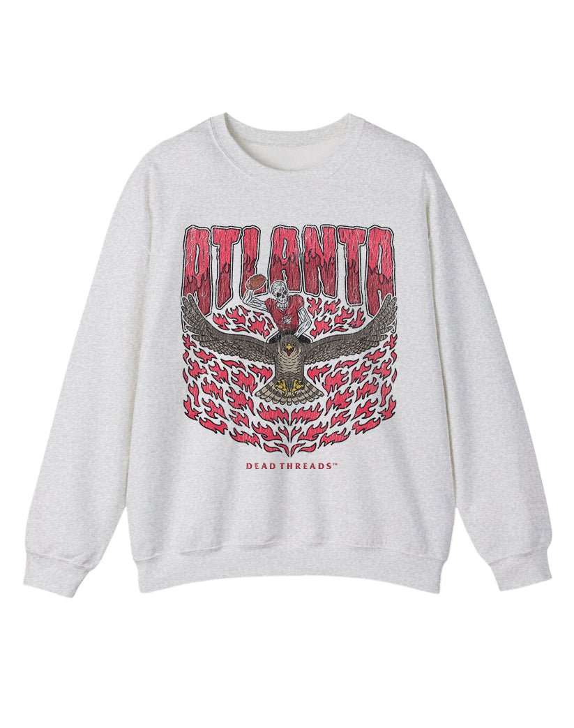ATLANTA FOOTBALL CREWNECK SWEATSHIRT – Sweatshirt – Dead Threads Apparel