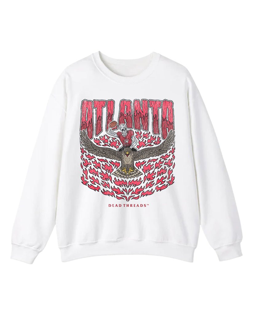 ATLANTA FOOTBALL CREWNECK SWEATSHIRT – Sweatshirt – Dead Threads Apparel