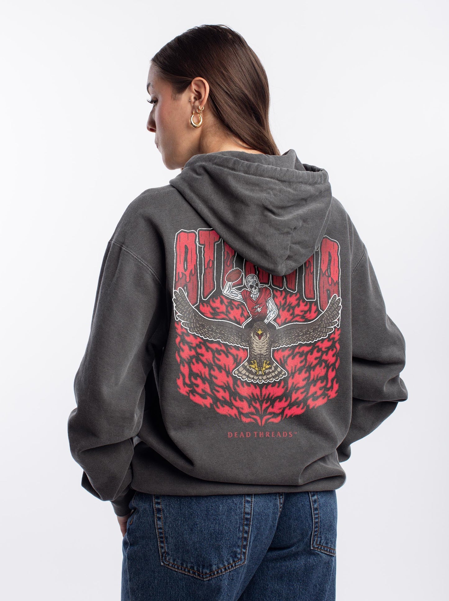 ATLANTA FOOTBALL - “DT ESSENTIAL" HOODIE – Hoodie – Dead Threads Apparel