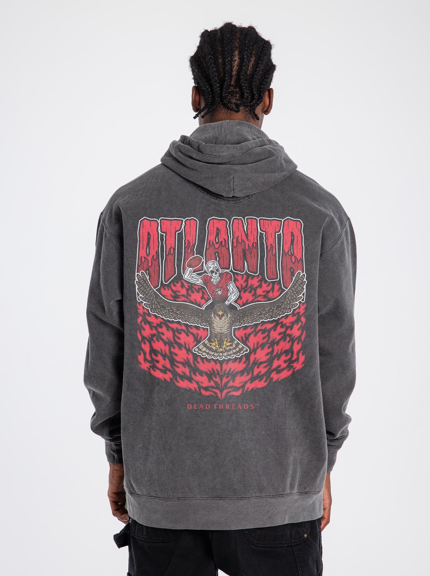 ATLANTA FOOTBALL - “DT ESSENTIAL" HOODIE – Hoodie – Dead Threads Apparel