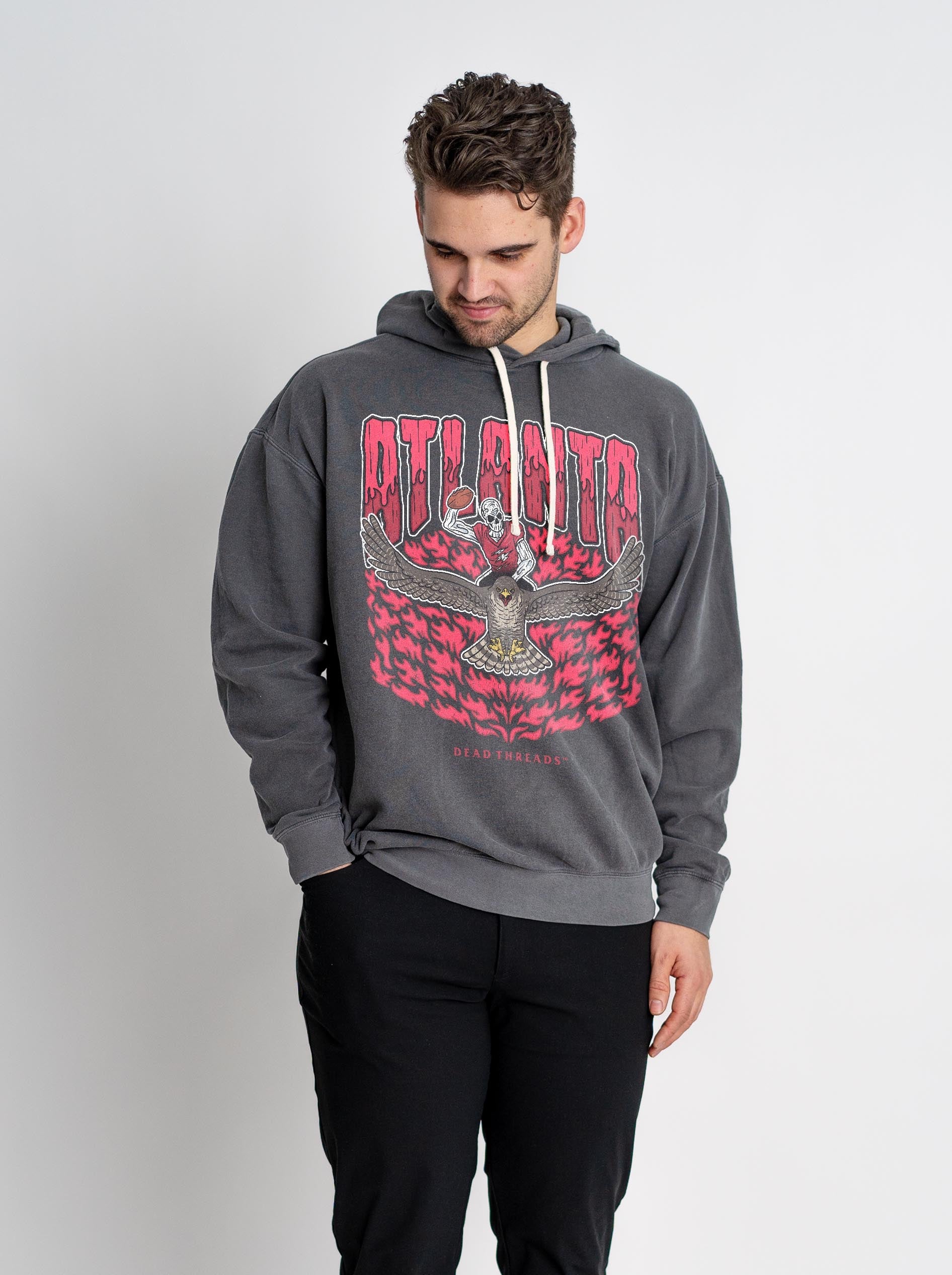 ATLANTA FOOTBALL - LIGHTWEIGHT HOODIE – Lightweight – Dead Threads Apparel