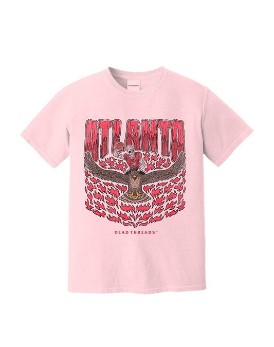 ATLANTA FOOTBALL - PINK – T-Shirt – Dead Threads Apparel