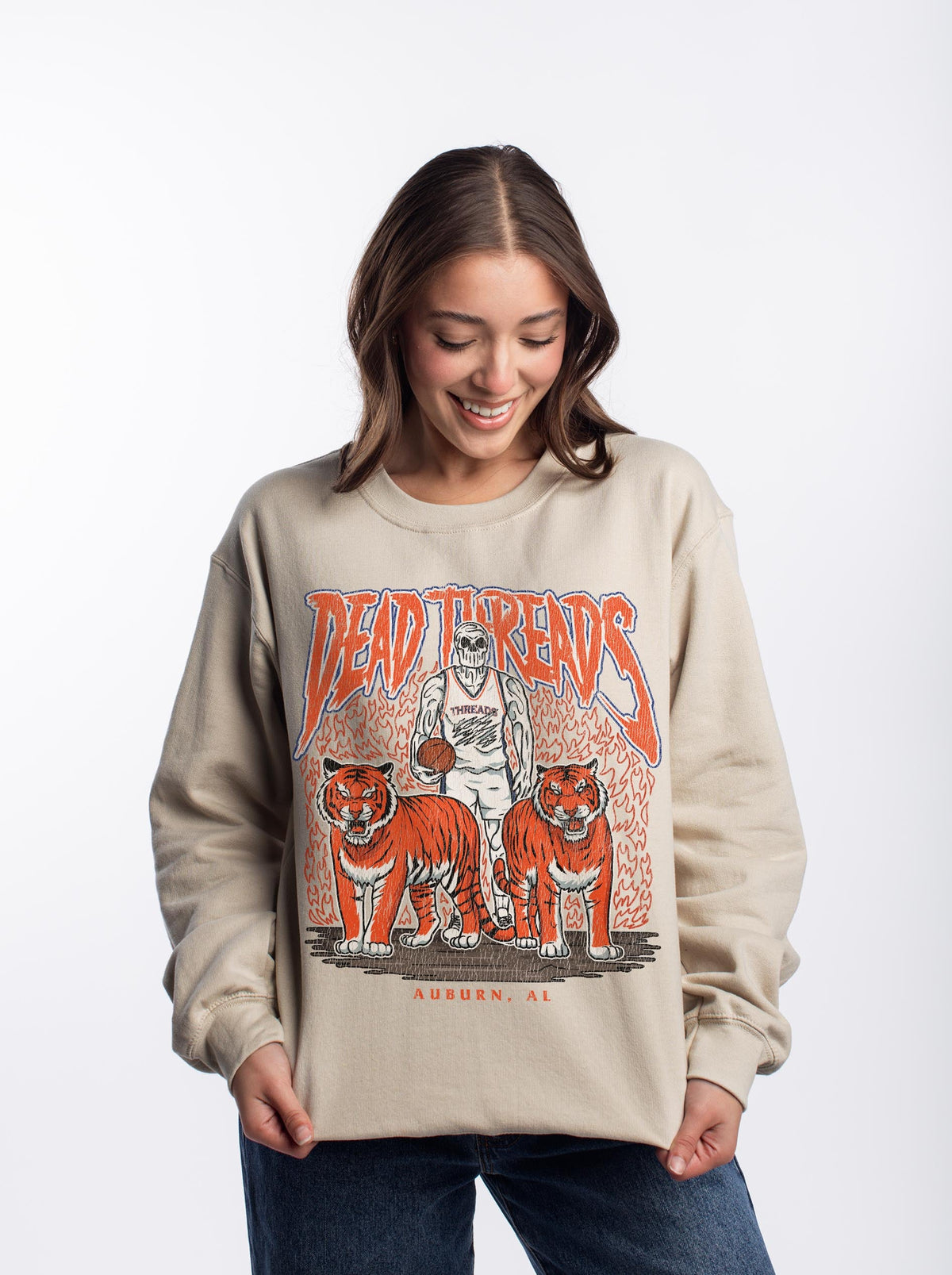 AUBURN BASKETBALL - CREWNECK SWEATSHIRT – Sweatshirt – Dead Threads Apparel