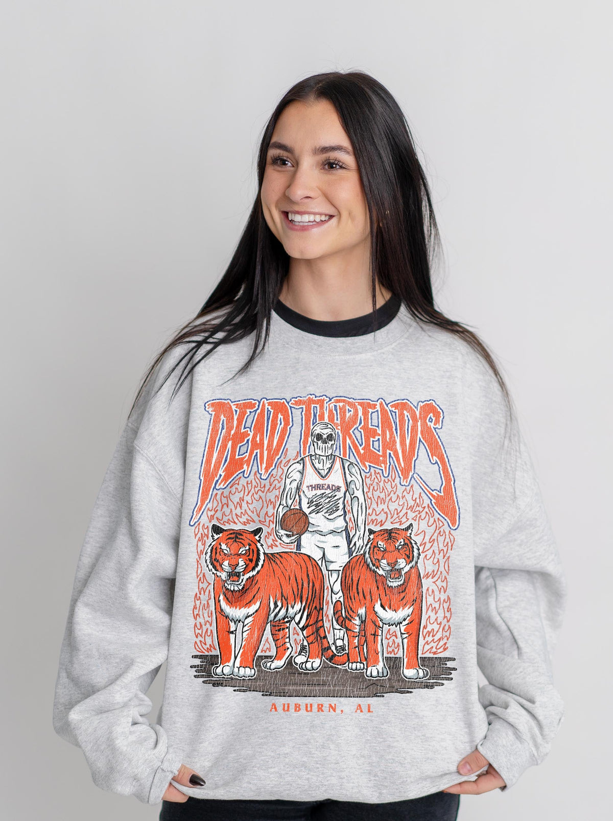 AUBURN BASKETBALL - CREWNECK SWEATSHIRT – Sweatshirt – Dead Threads Apparel