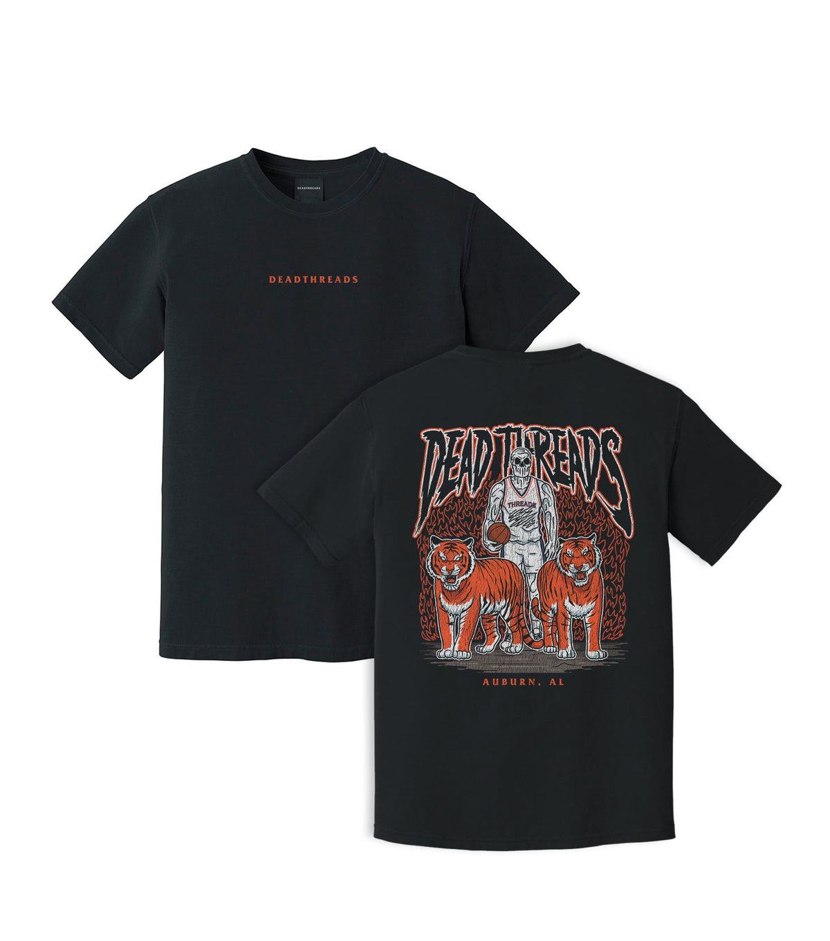 AUBURN BASKETBALL - “DT ESSENTIAL" PREMIUM T-SHIRT – T-Shirt – Dead Threads Apparel