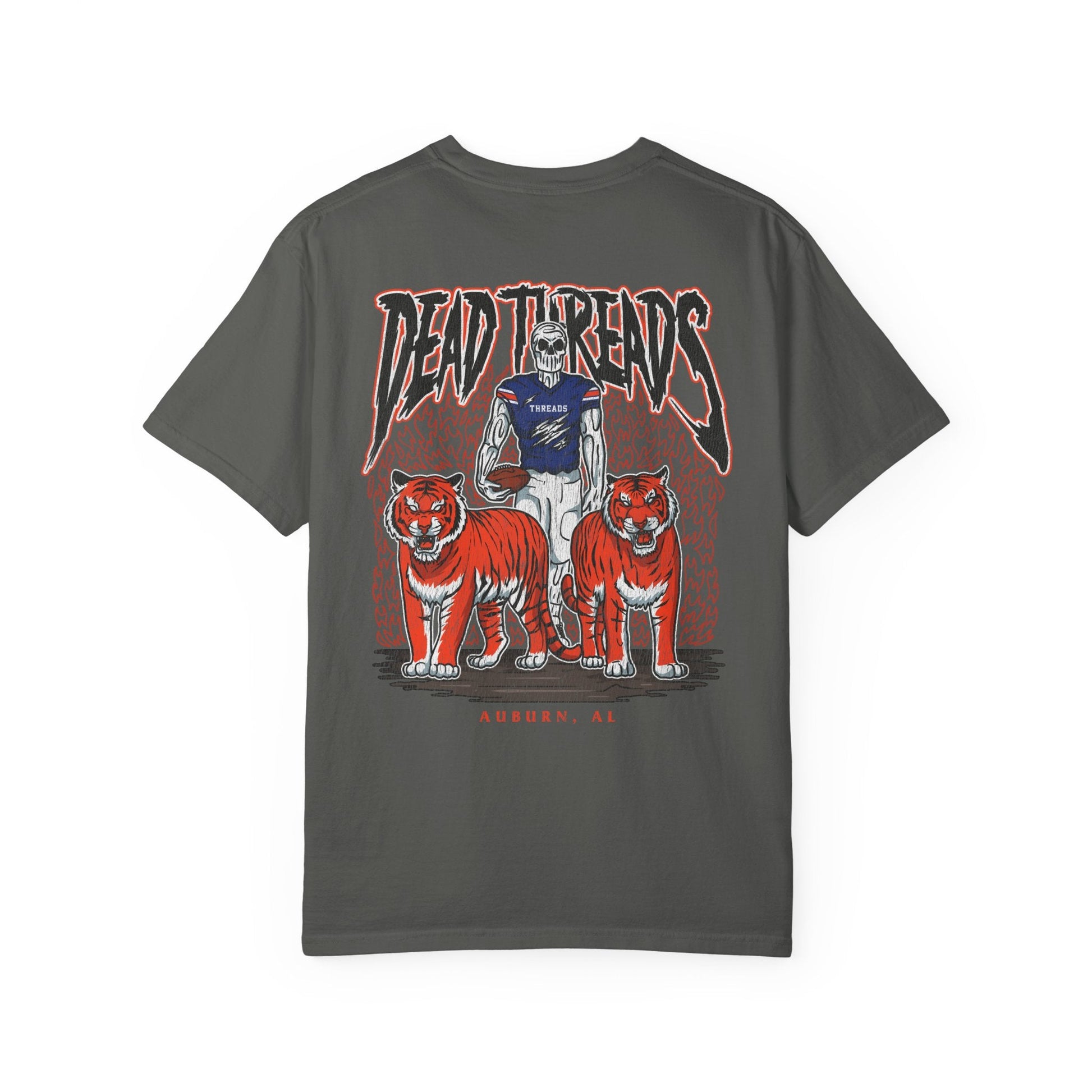 AUBURN FOOTBALL - “3 SKULL” PREMIUM T-SHIRT – T-Shirt – Dead Threads Apparel