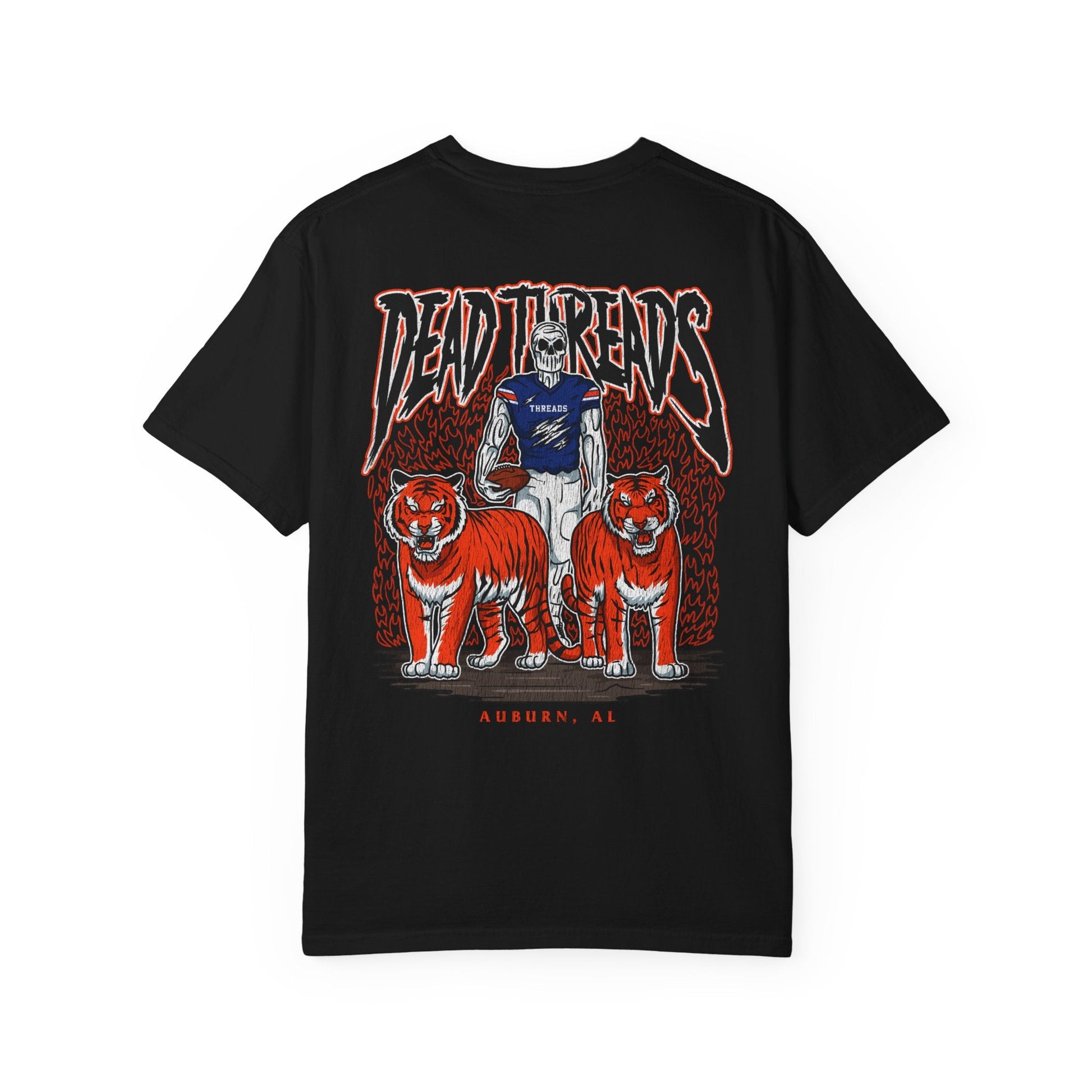 AUBURN FOOTBALL - “3 SKULL” PREMIUM T-SHIRT – T-Shirt – Dead Threads Apparel