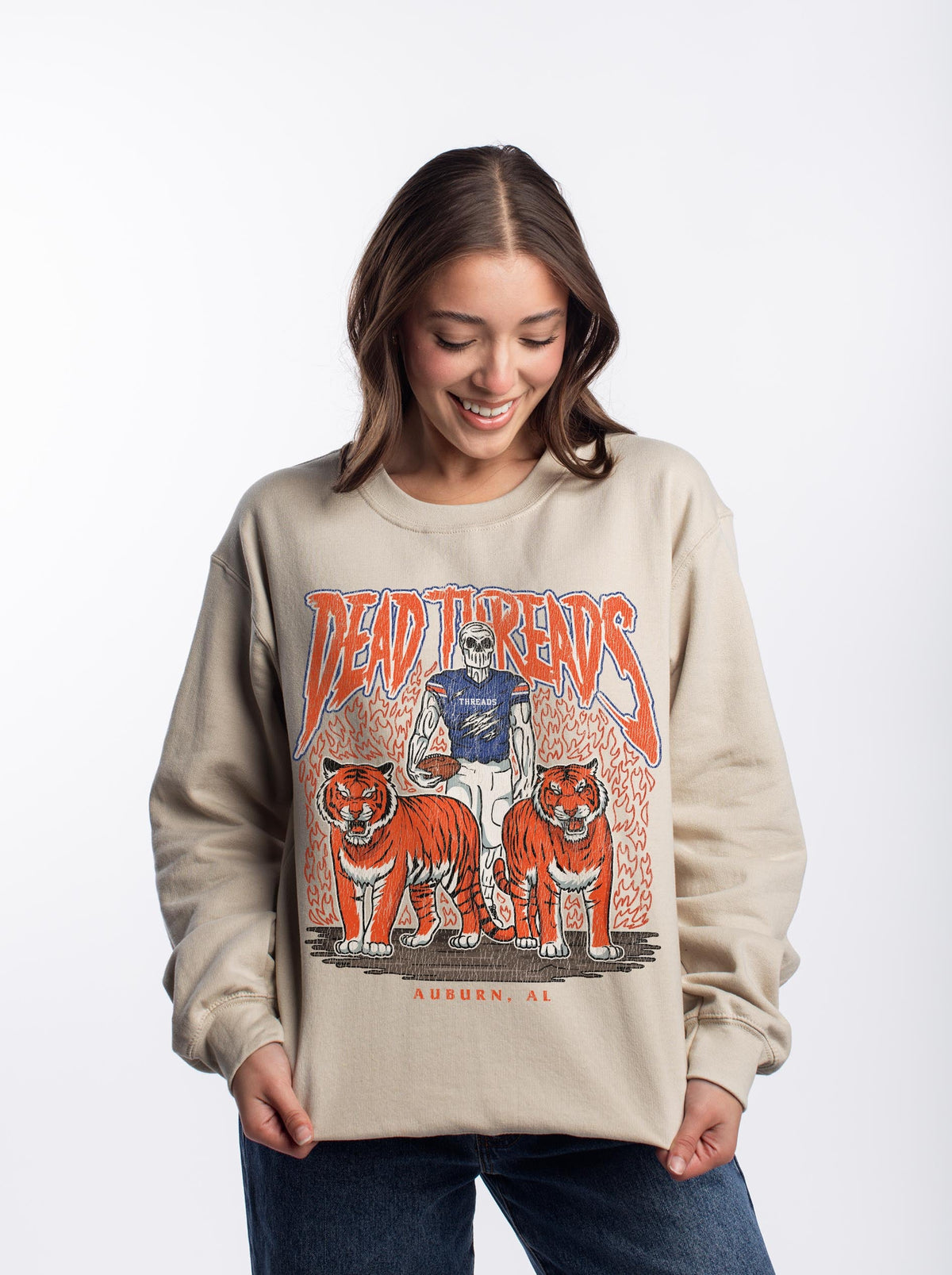 AUBURN FOOTBALL - CREWNECK SWEATSHIRT – Sweatshirt – Dead Threads Apparel